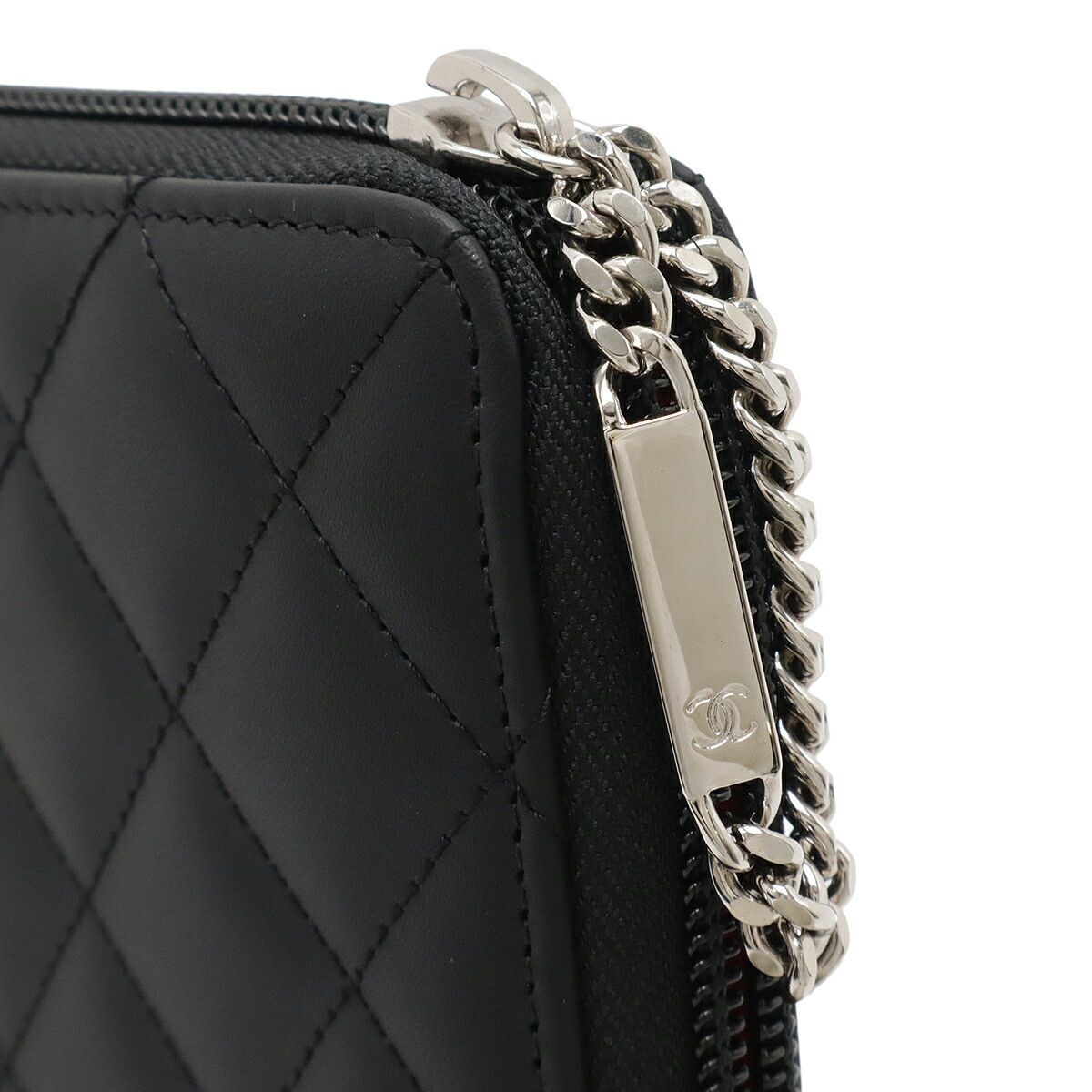 Chanel Chanel Chanel Cambon Line Soft Calf Long Wallet Leather Long Wallet A50078 DUTY FREE for USA Size ONE SIZE - 5 Thumbnail