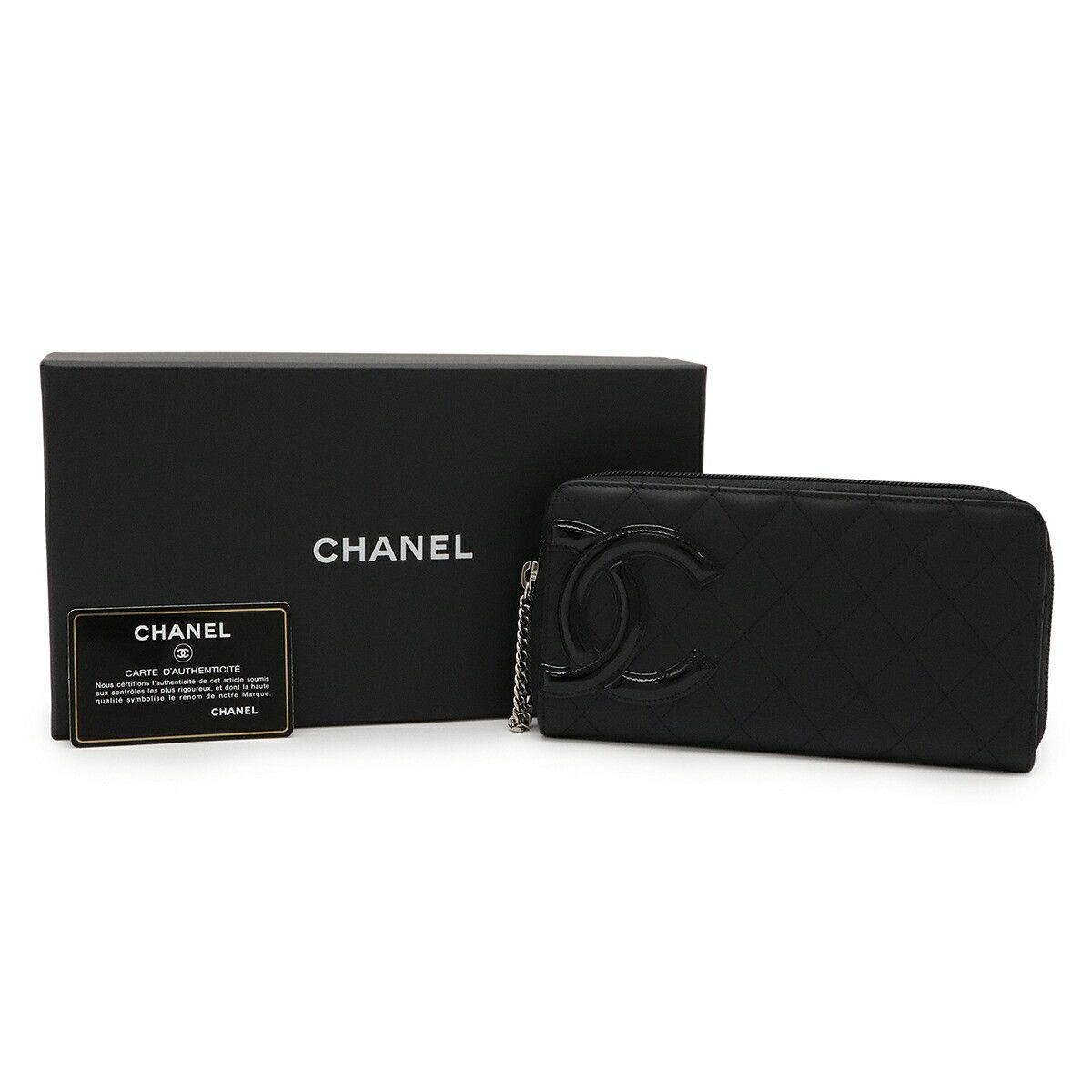Chanel Chanel Chanel Cambon Line Soft Calf Long Wallet Leather Long Wallet A50078 DUTY FREE for USA Size ONE SIZE - 7 Thumbnail