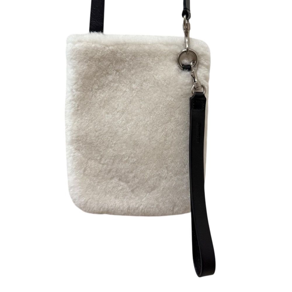 Jil Sander Jil Sander Jil Sander Shearling Mini Shoulder Bag Natural Material Shoulder Bag DUTY FREE for USA Size ONE SIZE - 3 Thumbnail