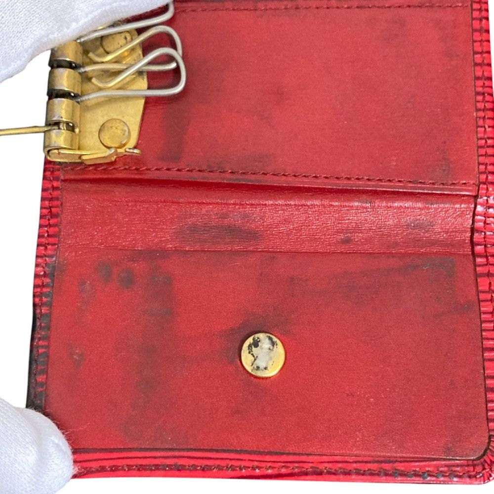 Louis Vuitton Louis Vuitton Louis Vuitton Epi Key Case Leather Key case M63827 DUTY FREE for USA Size ONE SIZE - 12 Thumbnail