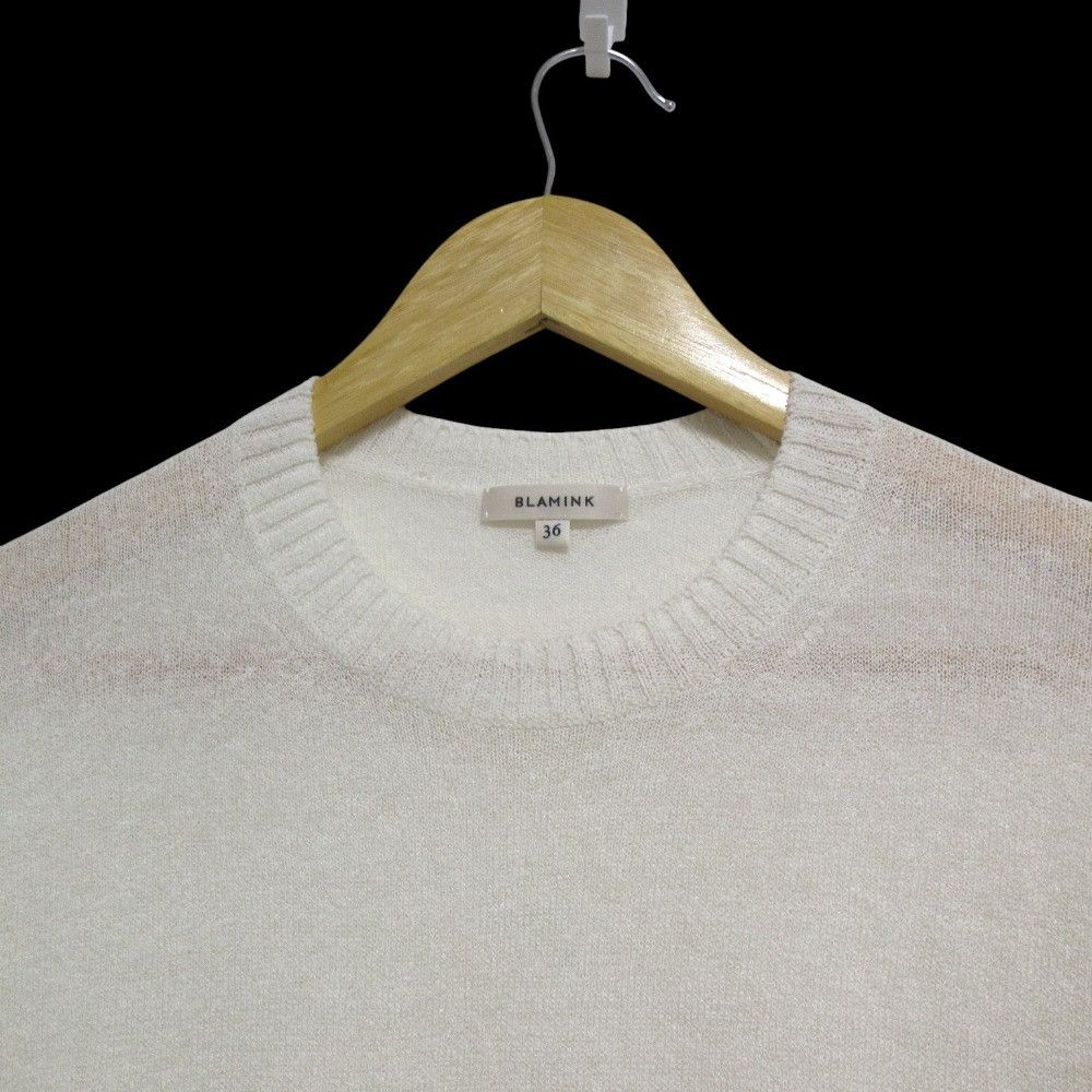 Other Other BLAMINK Linen Nylon Knit Top Others Tops 7913-106-0288 DUTY FREE for USA Size ONE SIZE - 3 Thumbnail