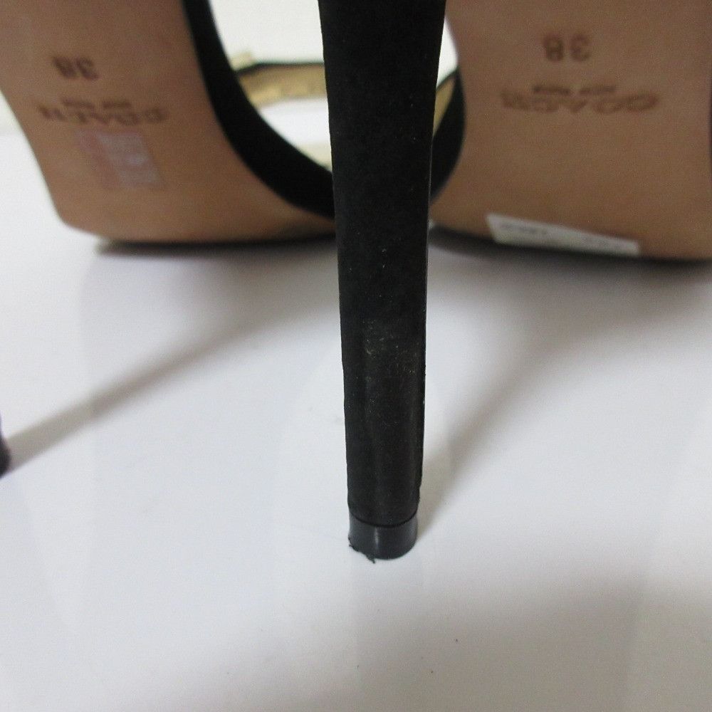Coach Coach Coach HAMPTON ITL NUBUCK High Heel Sandals Suede Shoes DUTY FREE for USA Size ONE SIZE - 11 Thumbnail