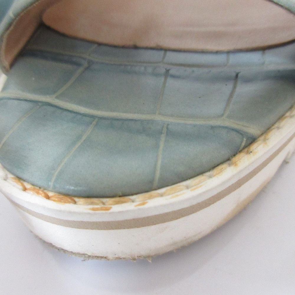 Other Other Luca Grossi Platform Sandals Leather Shoes DUTY FREE for USA Size ONE SIZE - 9 Thumbnail