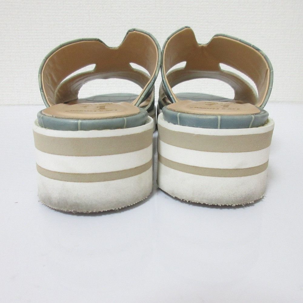 Other Other Luca Grossi Platform Sandals Leather Shoes DUTY FREE for USA Size ONE SIZE - 3 Thumbnail