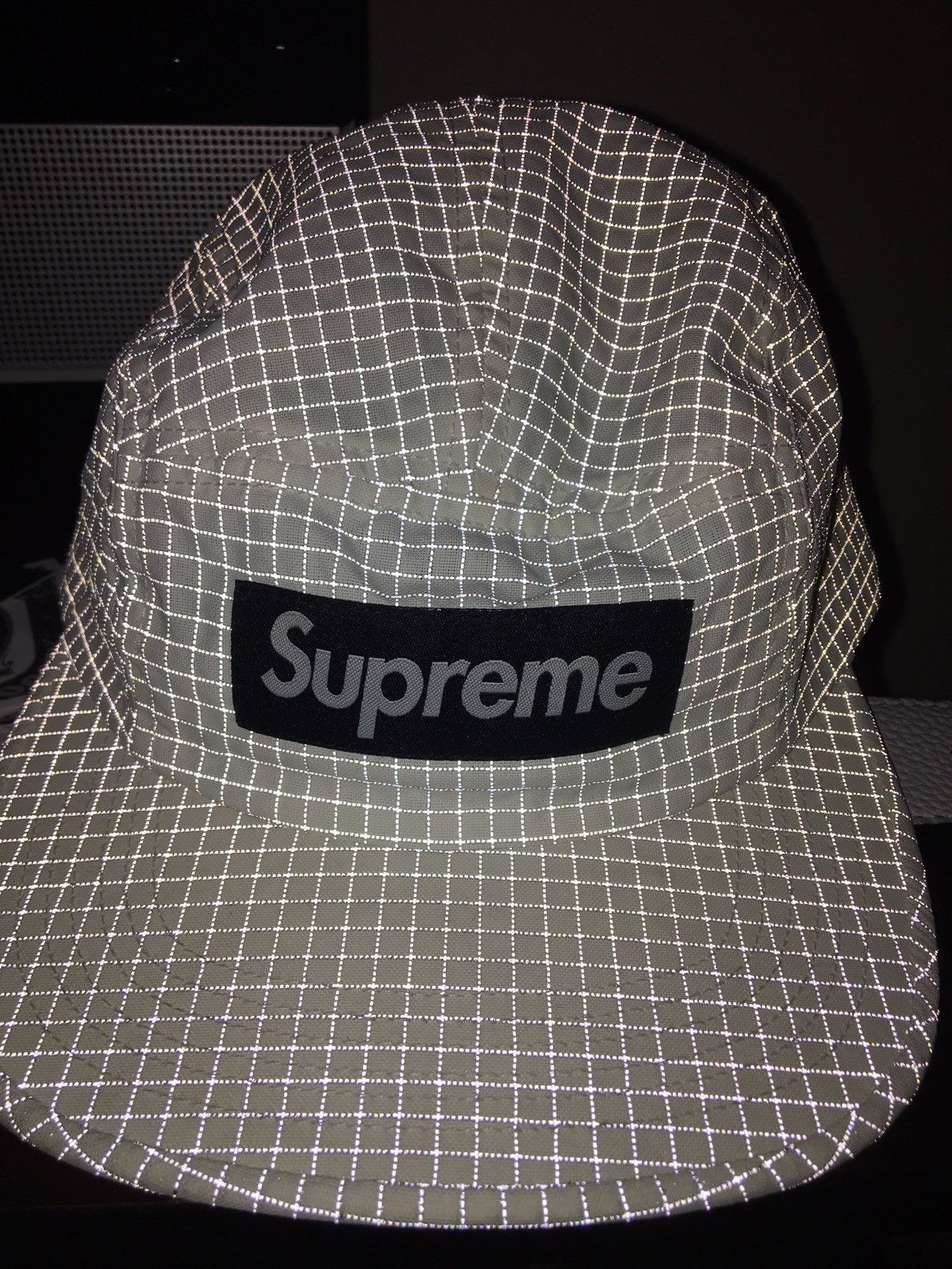 Supreme Supreme reflective ripstop camp cap white | Grailed