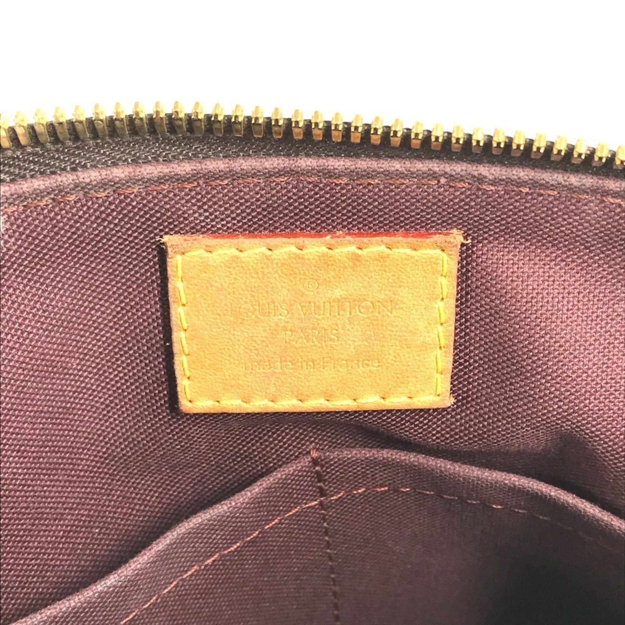 LOUIS VUITTON M48813 Monogram Turen PM Tote Bag, 2-Way Shoulder Handbag, Canvas, Unisex, Brown