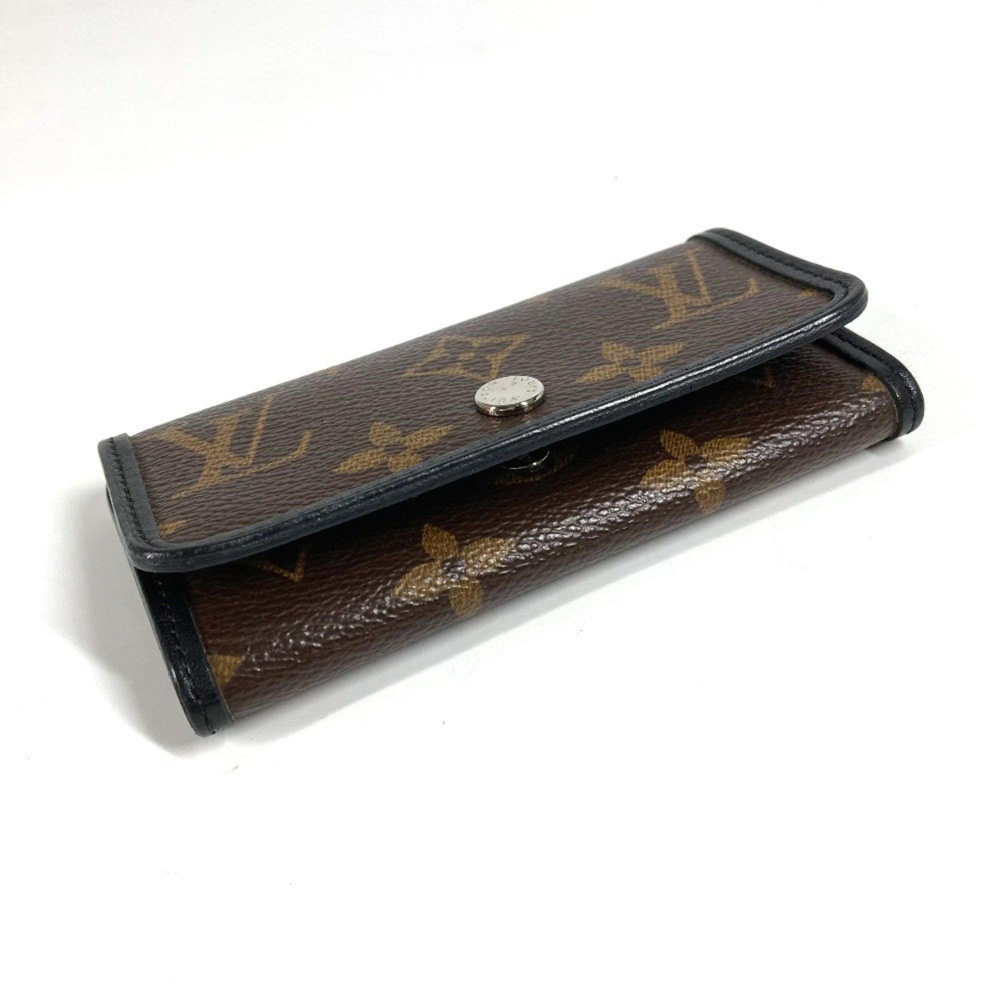 Louis Vuitton LOUIS VUITTON M60165 Monogram Macassar Multicle 6 Key Case, 6-Key, Canvas, Unisex, Brown Size ONE SIZE - 6 Thumbnail