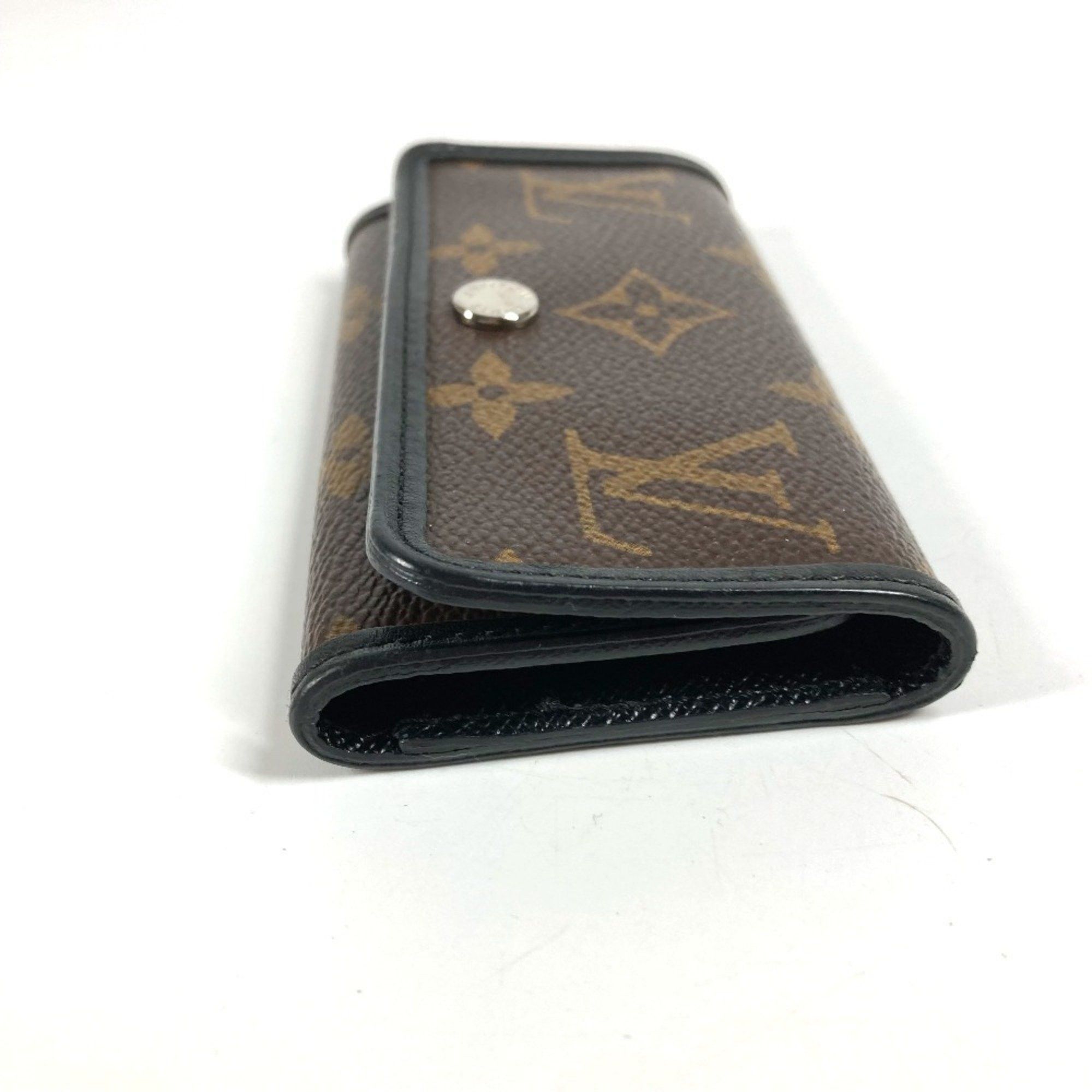 Louis Vuitton LOUIS VUITTON M60165 Monogram Macassar Multicle 6 Key Case, 6-Key, Canvas, Unisex, Brown Size ONE SIZE - 3 Thumbnail