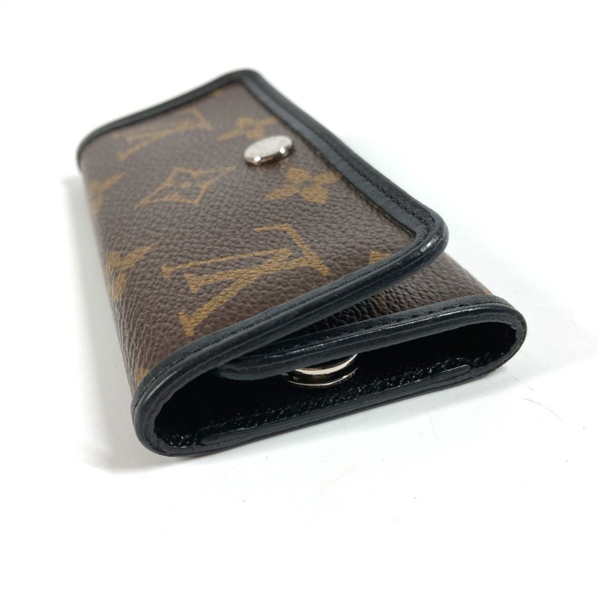 Louis Vuitton LOUIS VUITTON M60165 Monogram Macassar Multicle 6 Key Case, 6-Key, Canvas, Unisex, Brown Size ONE SIZE - 5 Thumbnail