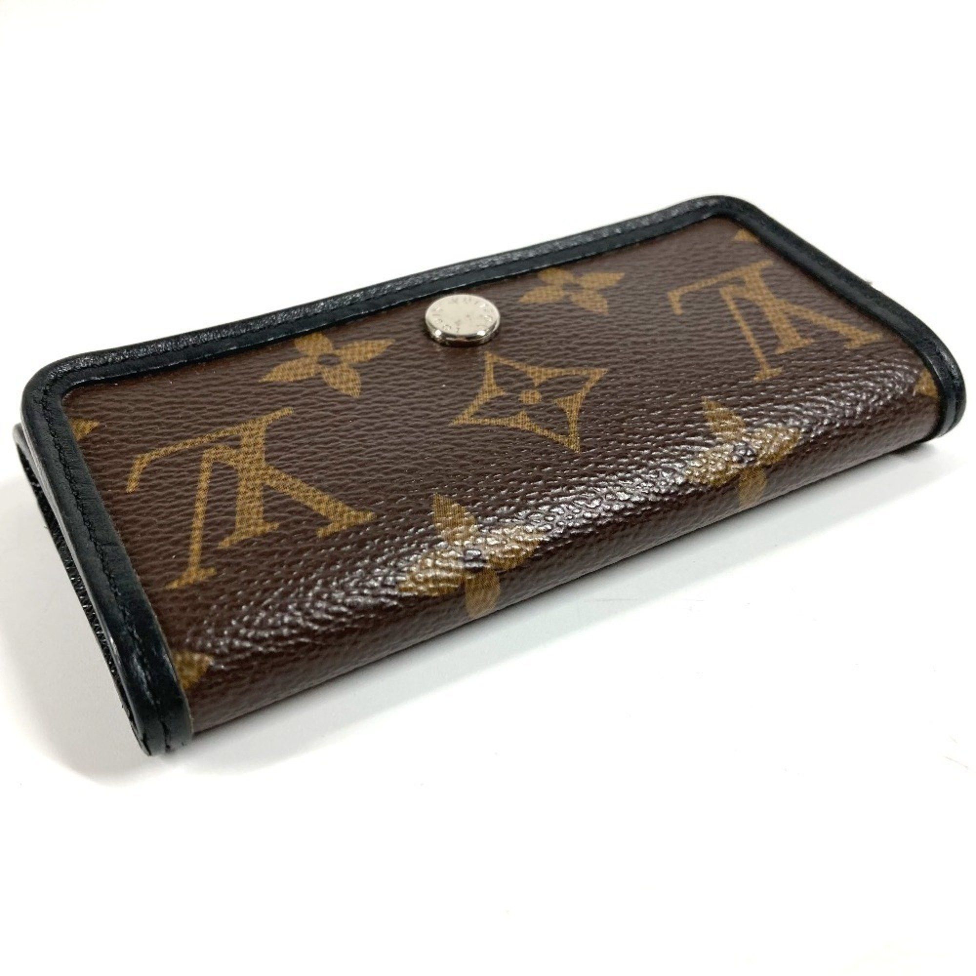 Louis Vuitton LOUIS VUITTON M60165 Monogram Macassar Multicle 6 Key Case, 6-Key, Canvas, Unisex, Brown Size ONE SIZE - 4 Thumbnail