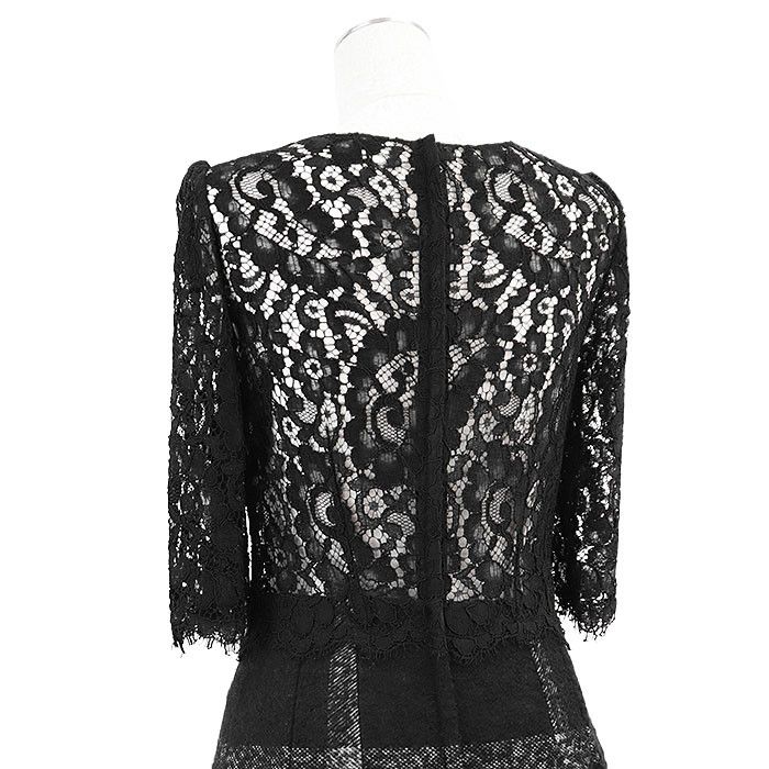 Dolce & Gabbana Dolce & Gabbana Dolce & Gabbana Lace Boucle Knit Dress Others Dresses DUTY FREE for USA Size ONE SIZE - 13 Thumbnail