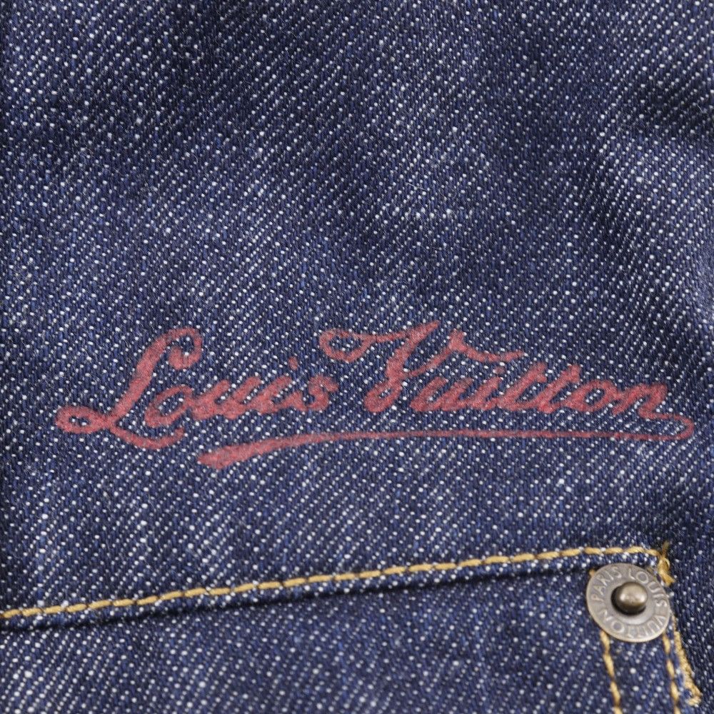 Louis Vuitton Louis Vuitton Louis Vuitton Monogram Cotton Polyurethane Denim Jacket Cotton Outerwear DUTY FREE for USA Size ONE SIZE - 5 Thumbnail