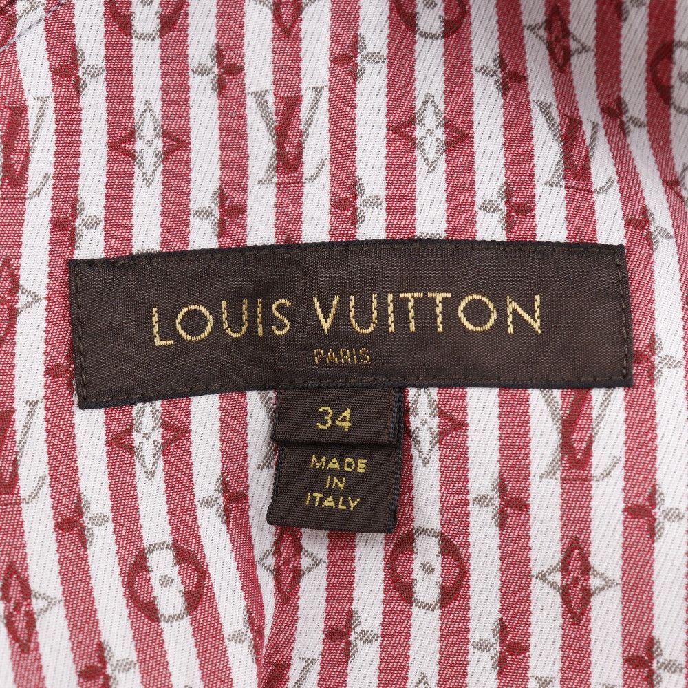 Louis Vuitton Louis Vuitton Louis Vuitton Monogram Cotton Polyurethane Denim Jacket Cotton Outerwear DUTY FREE for USA Size ONE SIZE - 9 Thumbnail