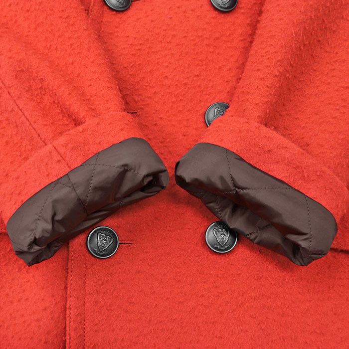 Gucci Gucci Gucci Wool Padded Coat Leather Outerwear DUTY FREE for USA Size ONE SIZE - 6 Thumbnail