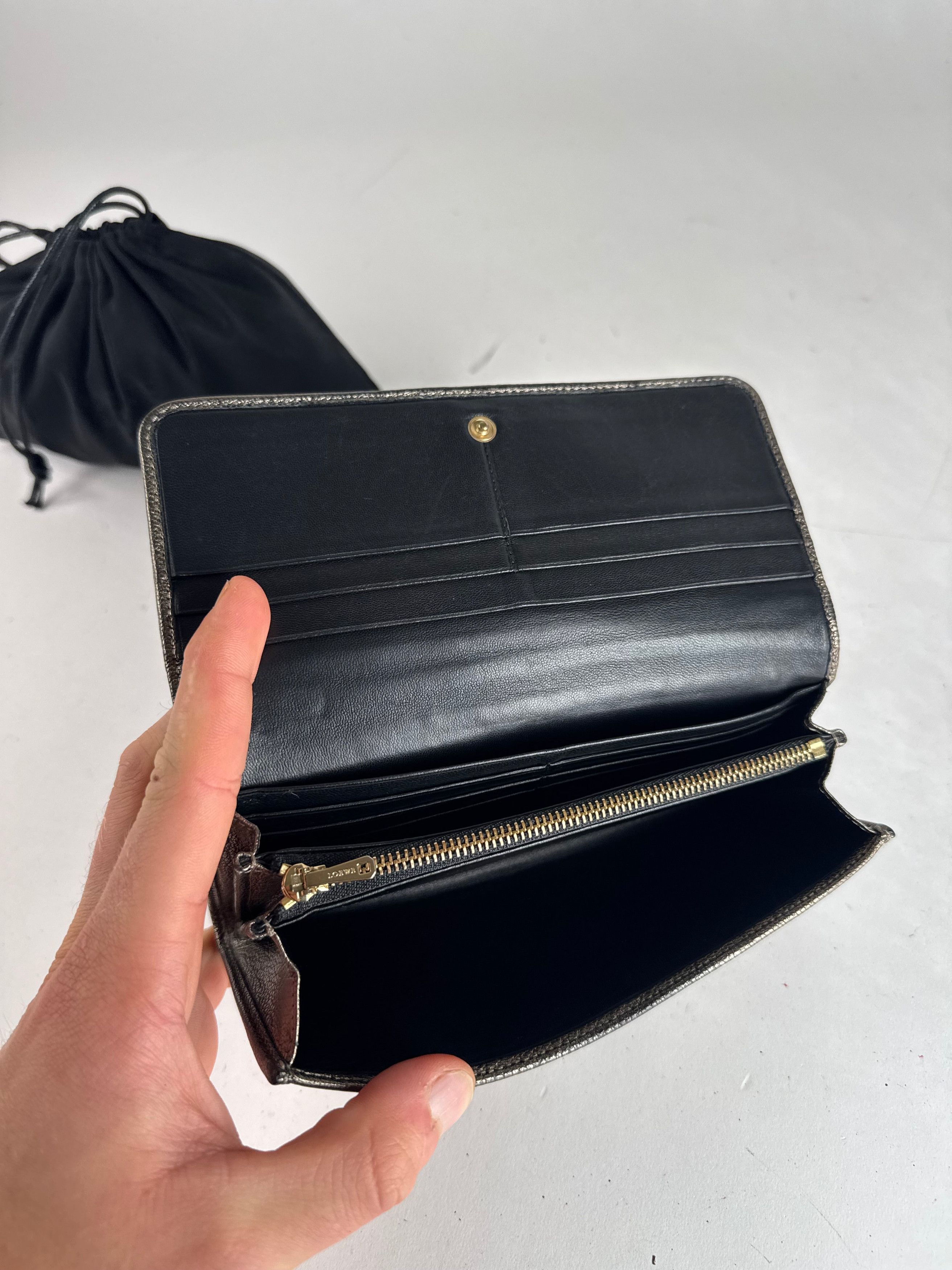 Loewe Vintage Madrid Leather Wallet Anthracite Size ONE SIZE - 8 Thumbnail