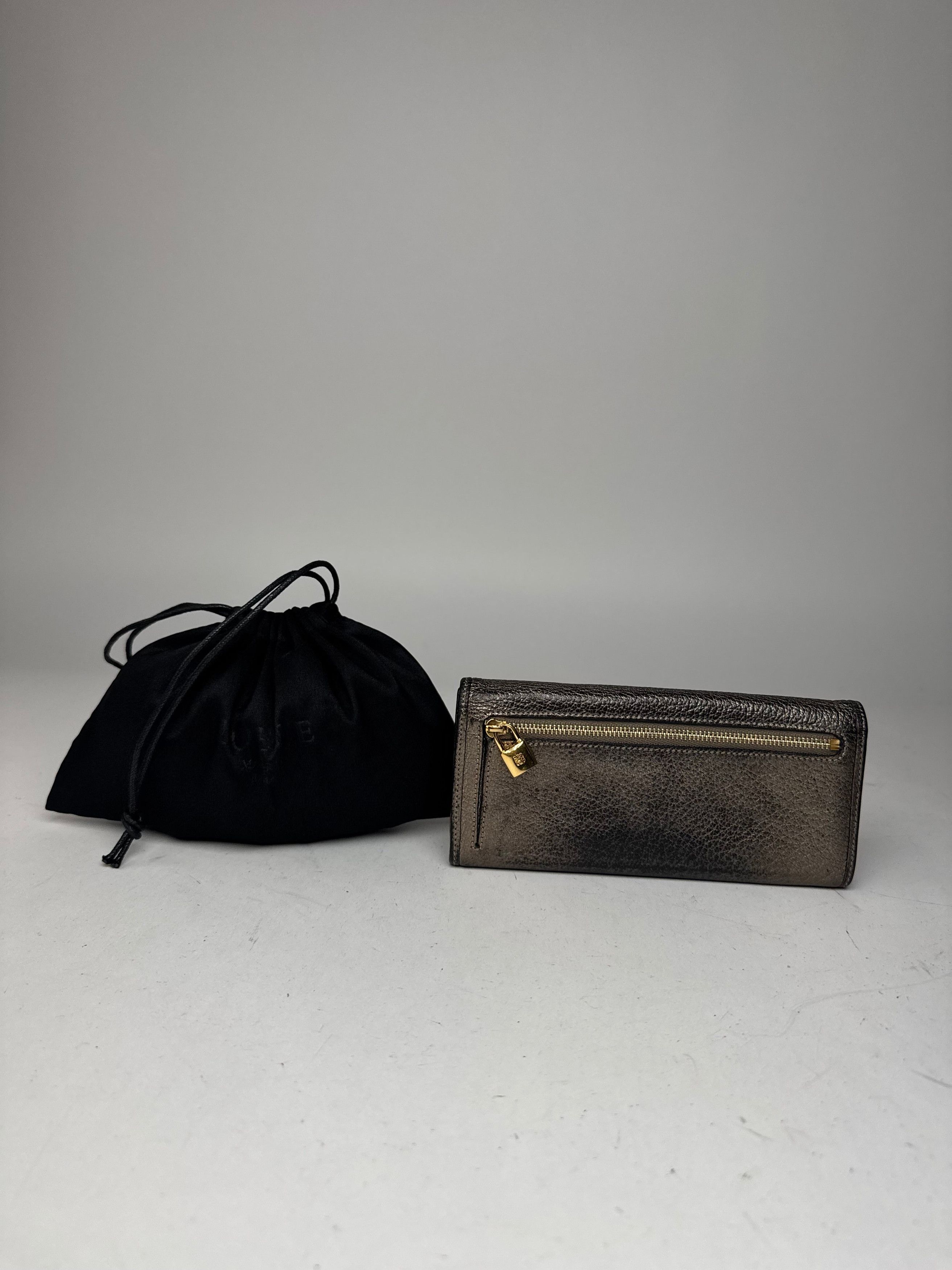 Loewe Vintage Madrid Leather Wallet Anthracite Size ONE SIZE - 2 Thumbnail