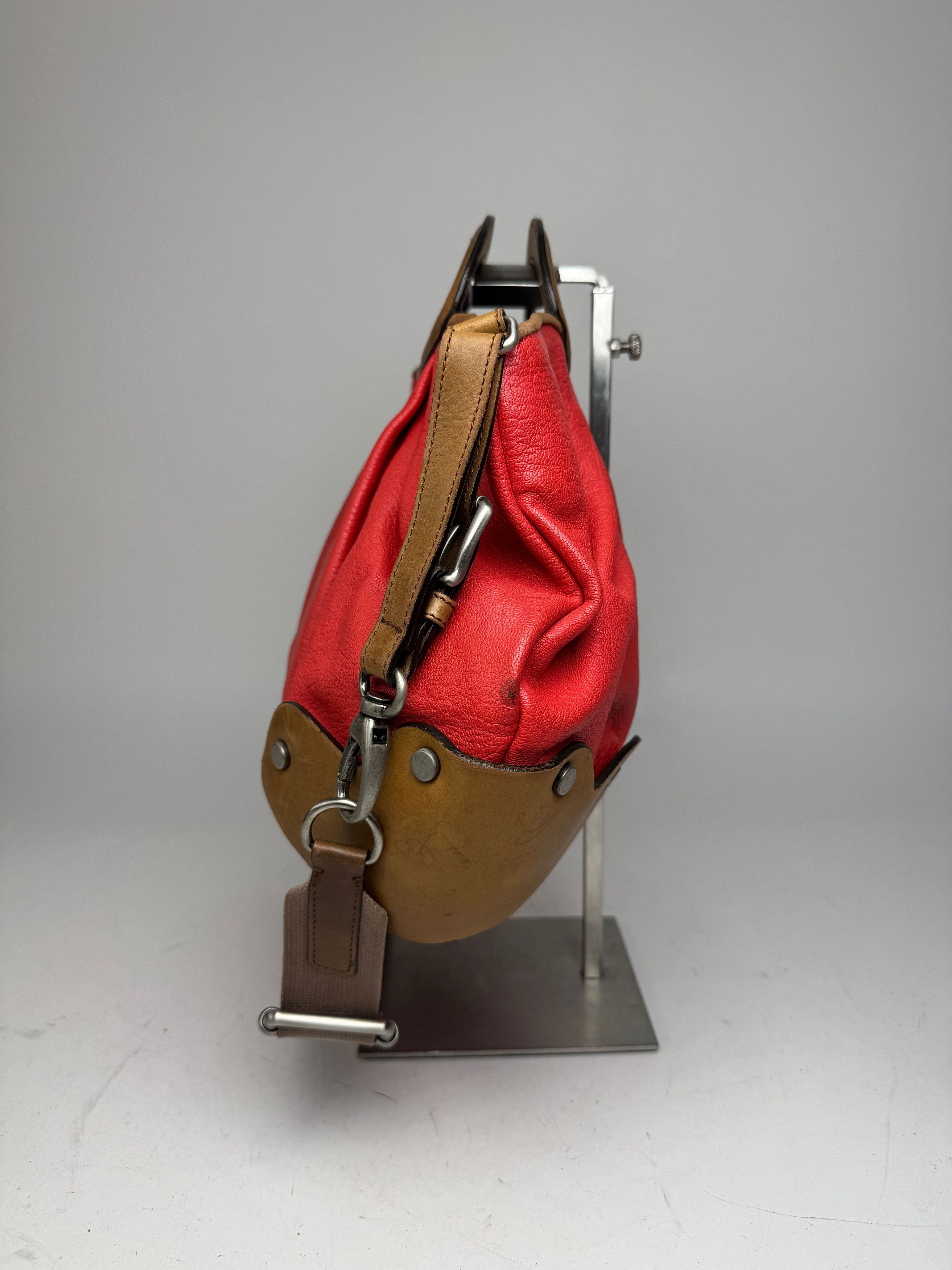Marni Vintage 2Way Leather Bag Red Brown Size ONE SIZE - 8 Thumbnail