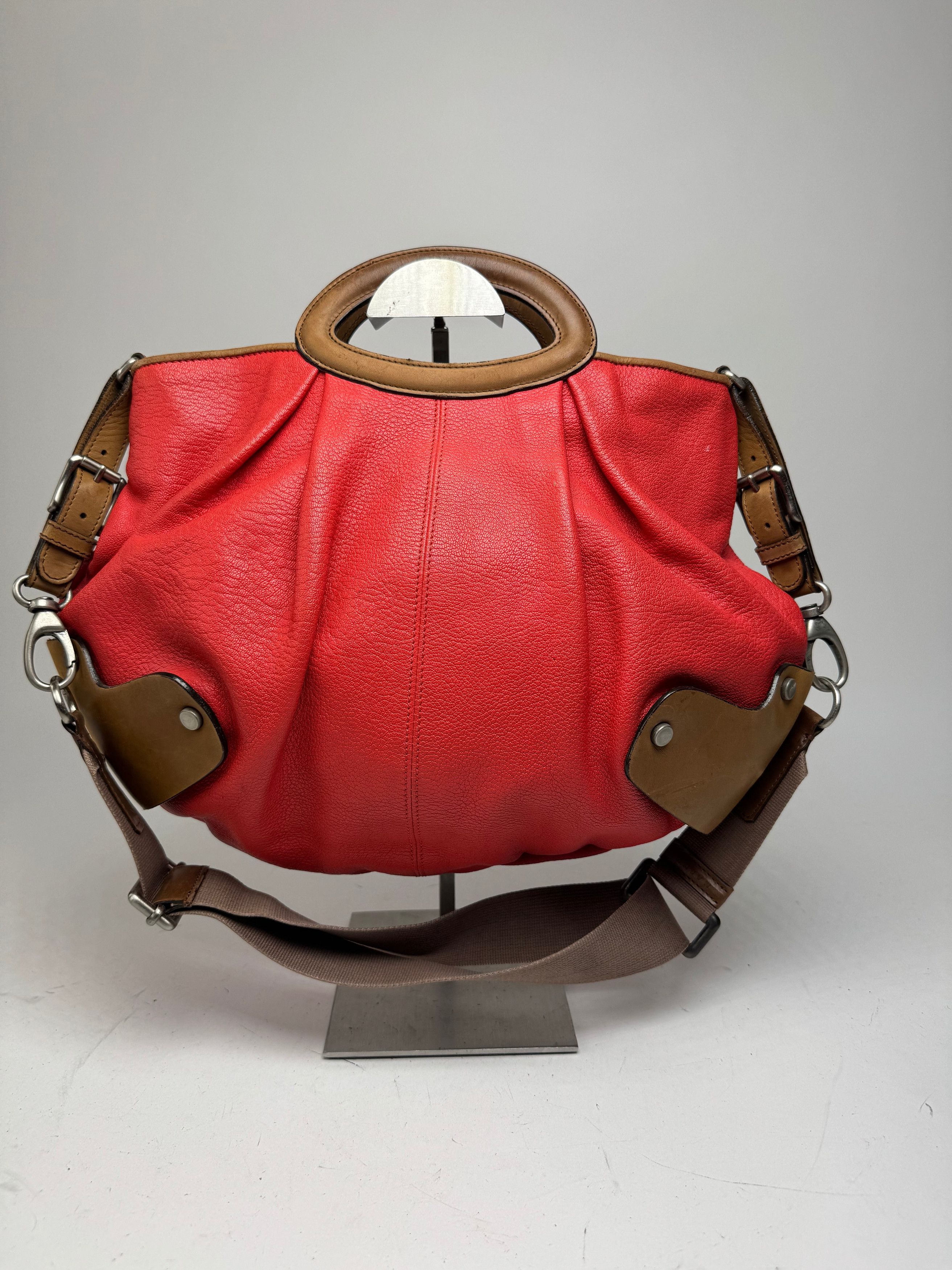 Marni Vintage 2Way Leather Bag Red Brown Size ONE SIZE - 2 Thumbnail