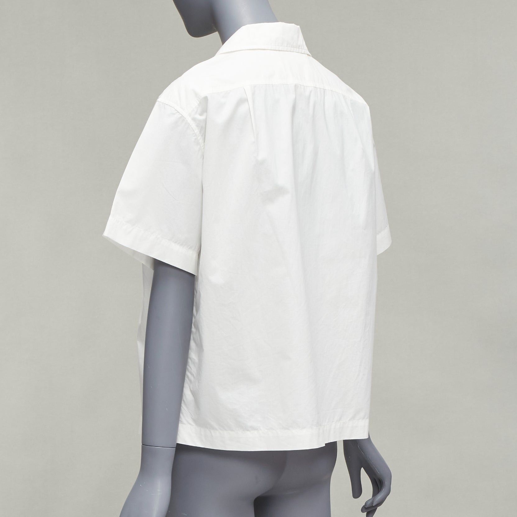 Marni MARNI Maria Magdalena Suarez white cotton yellow tiger print shirt IT36 XXS Size XS / US 0-2 / IT 36-38 - 6 Thumbnail