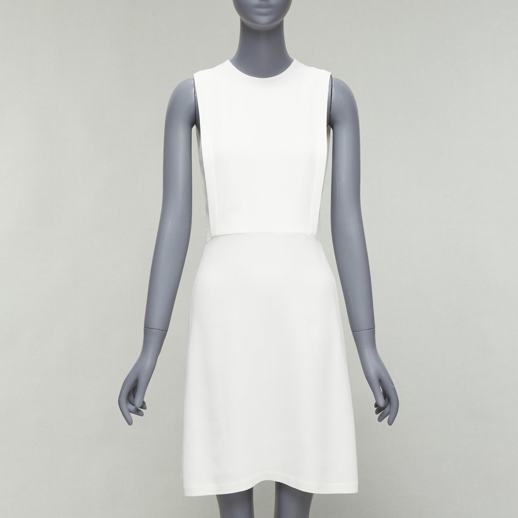 Theory THEORY Rimlan white silky layered top A-line dress US0 XS Size XS / US 0-2 / IT 36-38 - 3 Thumbnail