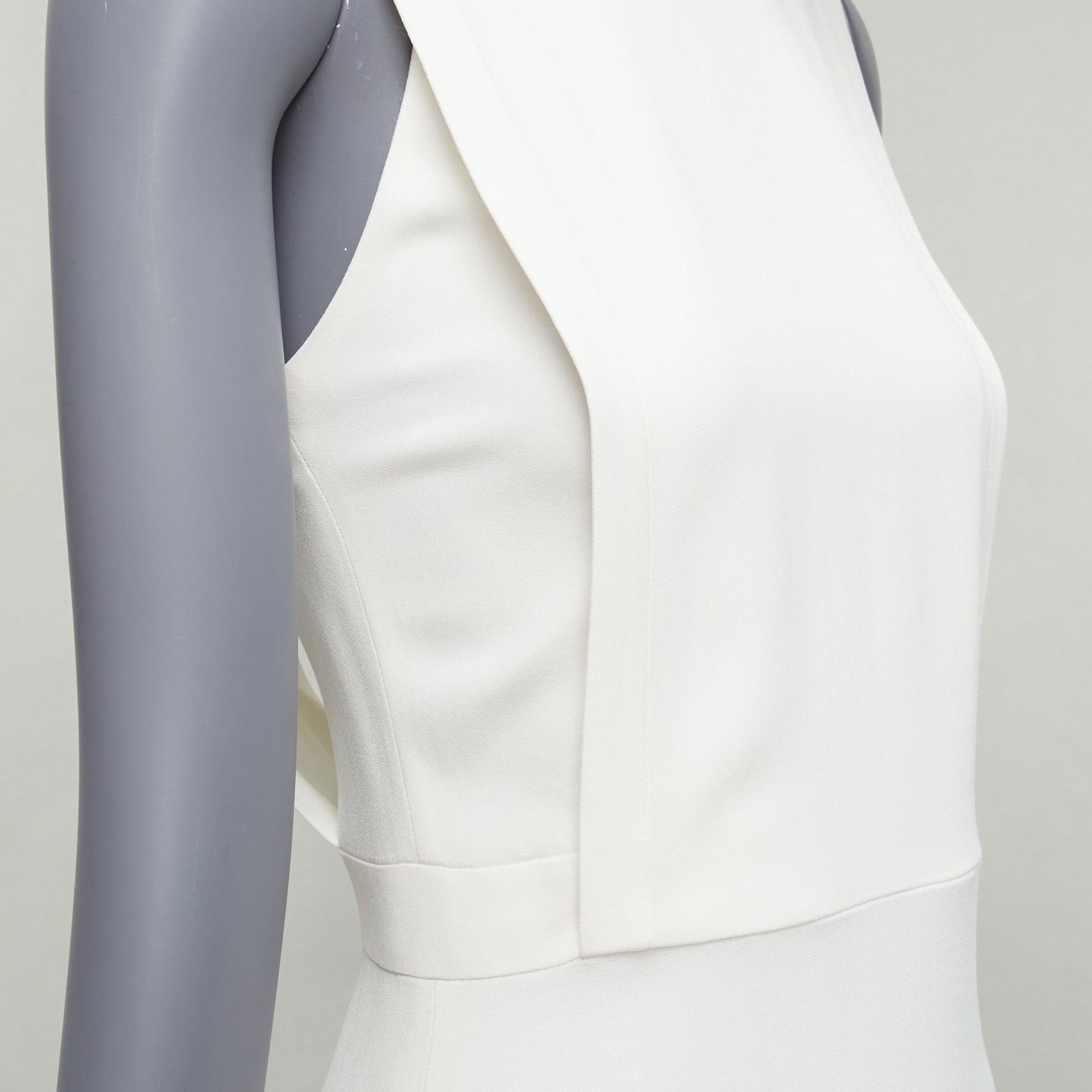 Theory THEORY Rimlan white silky layered top A-line dress US0 XS Size XS / US 0-2 / IT 36-38 - 2 Thumbnail