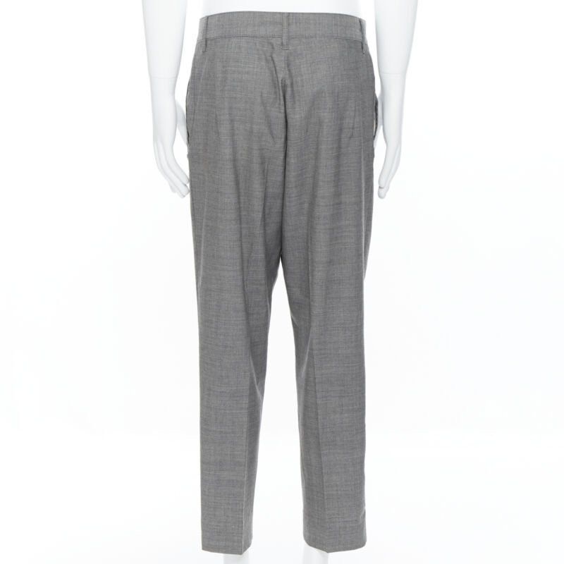 mercibeaucoup MERCIBEAUCOUP grey wool reversed back to front dropped crotch trousers JP3 L Size 27" / US 4 / IT 40 - 7 Thumbnail