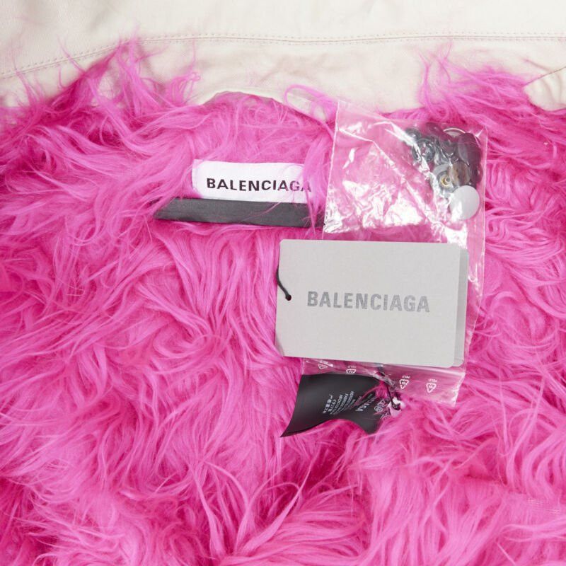 Balenciaga rare BALENCIAGA 2018 Runway Fake Layering 7 layer pink fur lined parka jacket XL Size US L / EU 52-54 / 3 - 12 Thumbnail