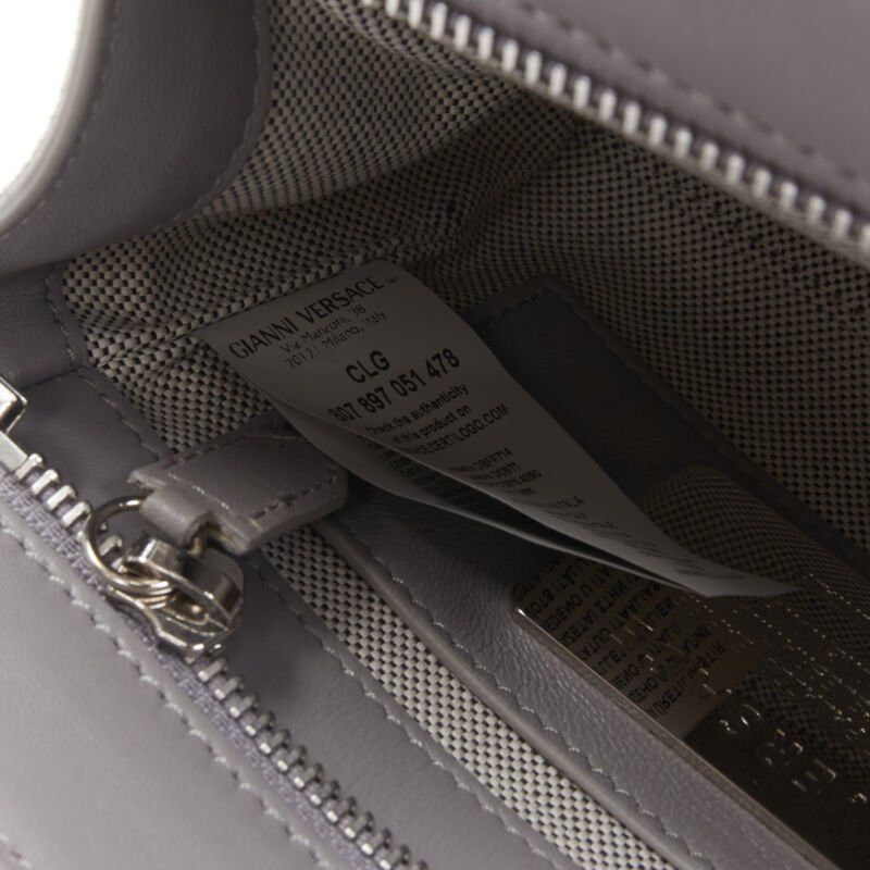 Versace new VERSACE Palazzo Empire Mini Limited Edition grey crystal crossbody bag Size ONE SIZE - 11 Thumbnail