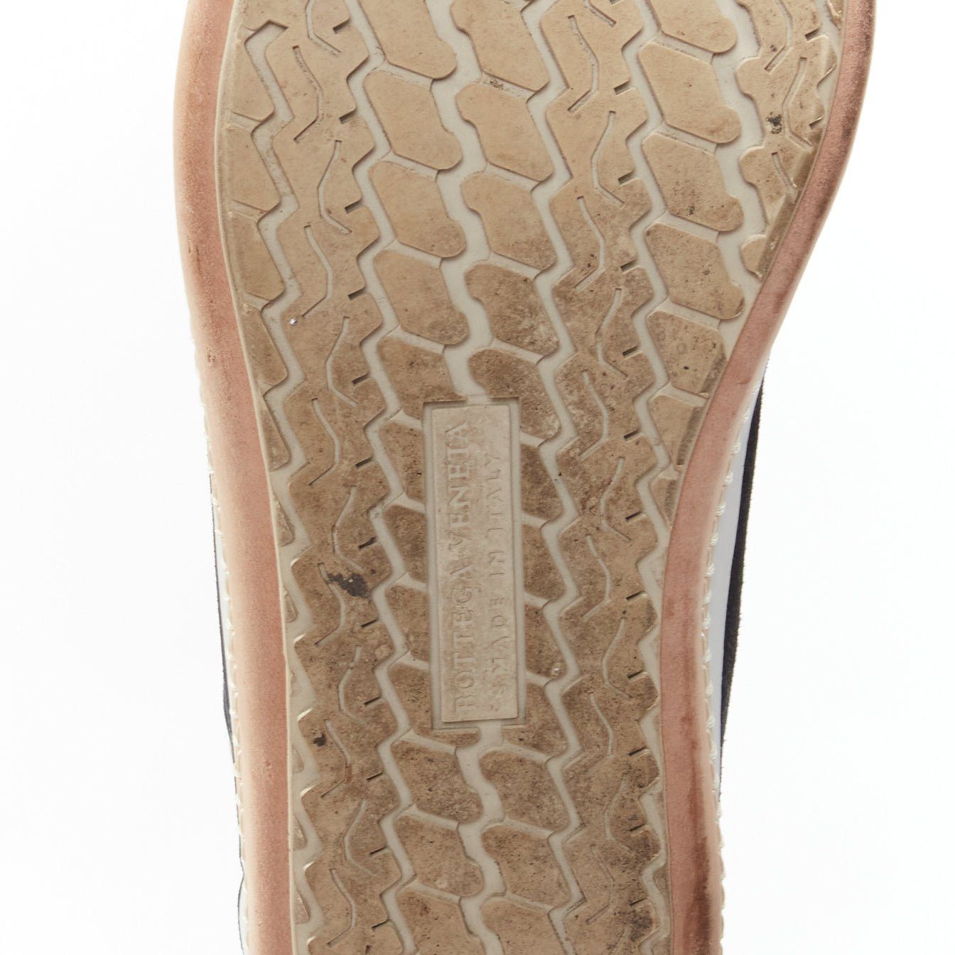 Bottega Veneta BOTTEGA VENETA Spritz black suede white overstitch mid sneakers EU40 Size US 7 / EU 40 - 13 Thumbnail