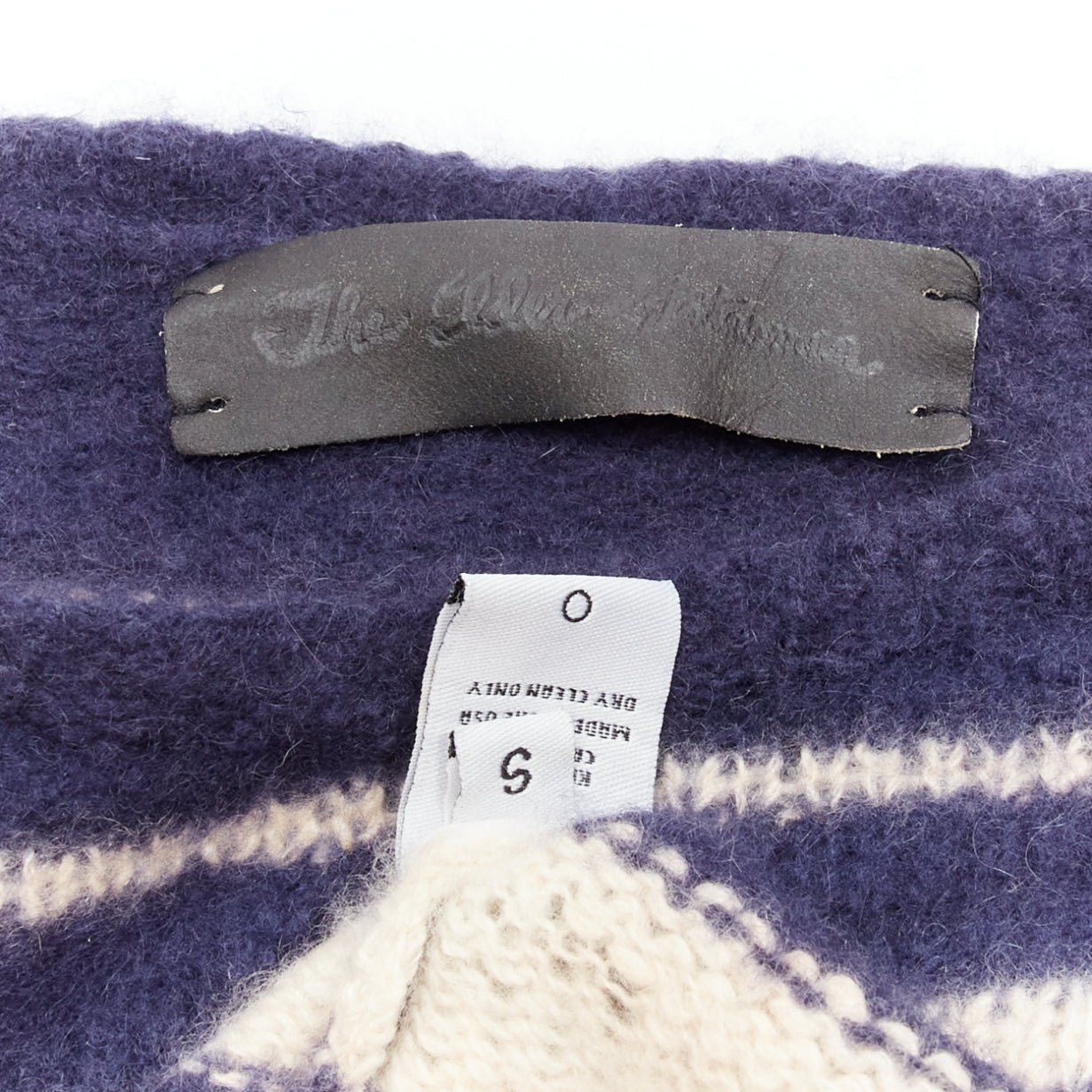 The Elder Statesman THE ELDER STATESMAN 100% cashmere navy cream nautical stripes sweater S Size S / US 4 / IT 40 - 8 Thumbnail