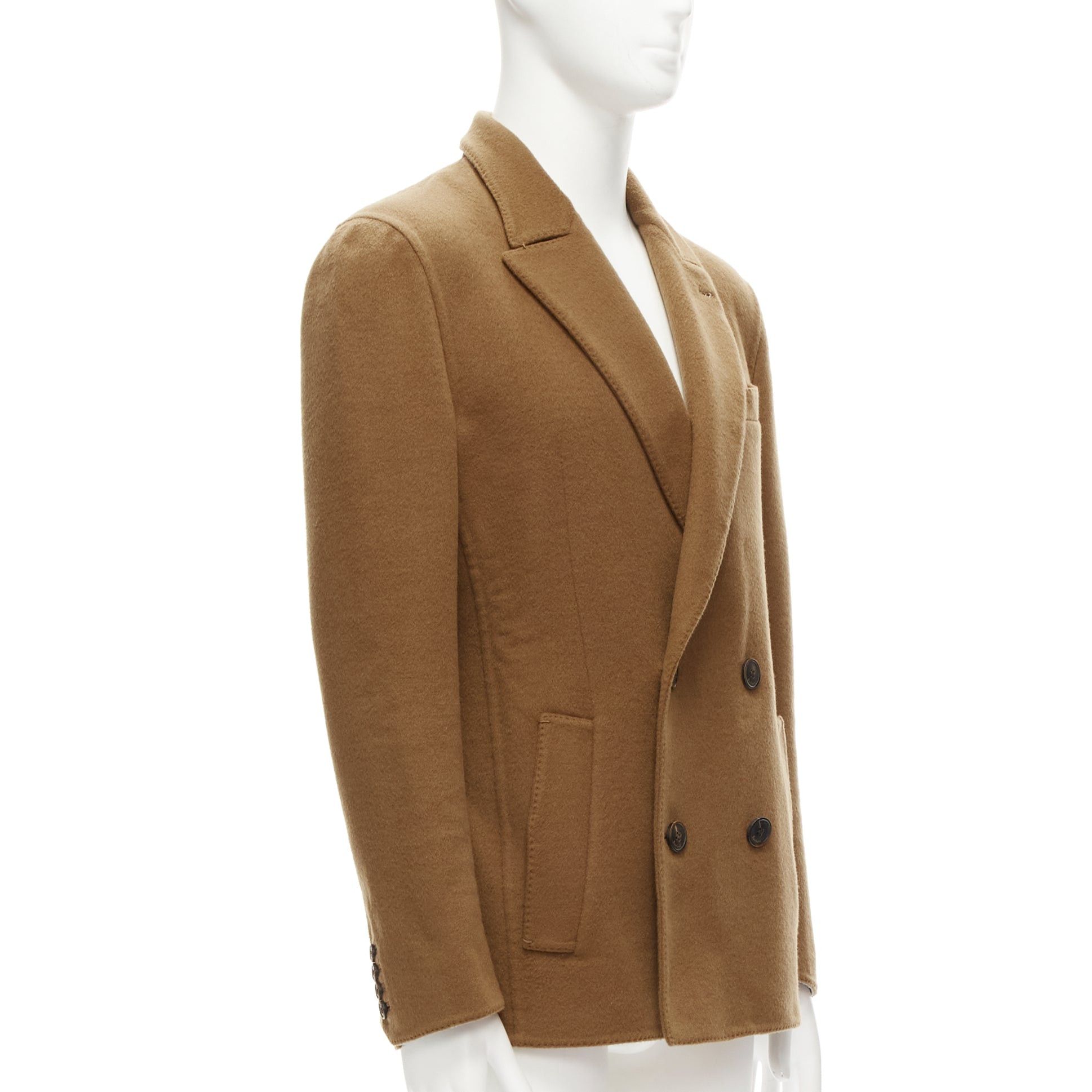 Berluti BERLUTI 100% cashmere double faced double breasted jacket IT50 L Size US L / EU 52-54 / 3 - 3 Thumbnail