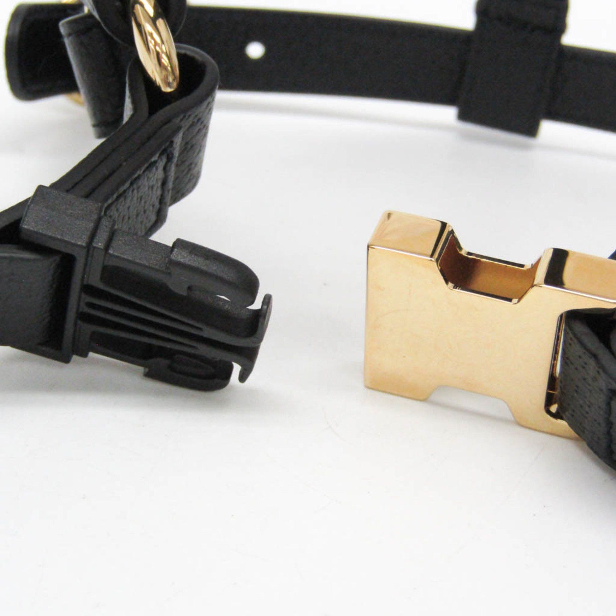 Gucci Gucci Interlocking G Pet Harness Size M 692963 Dog Harness Leather Black Size ONE SIZE - 4 Thumbnail