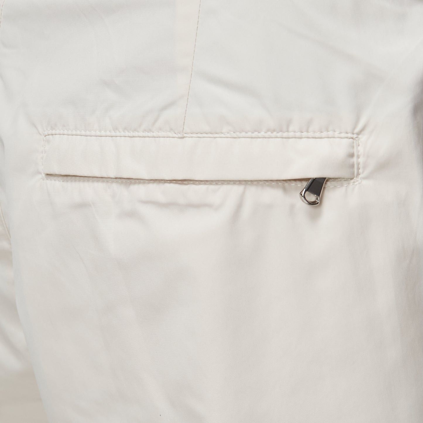 La Perla LA PERLA cream nylon silver buckle waist mesh lined safari shorts S Size 26" / US 2 / IT 38 - 7 Thumbnail