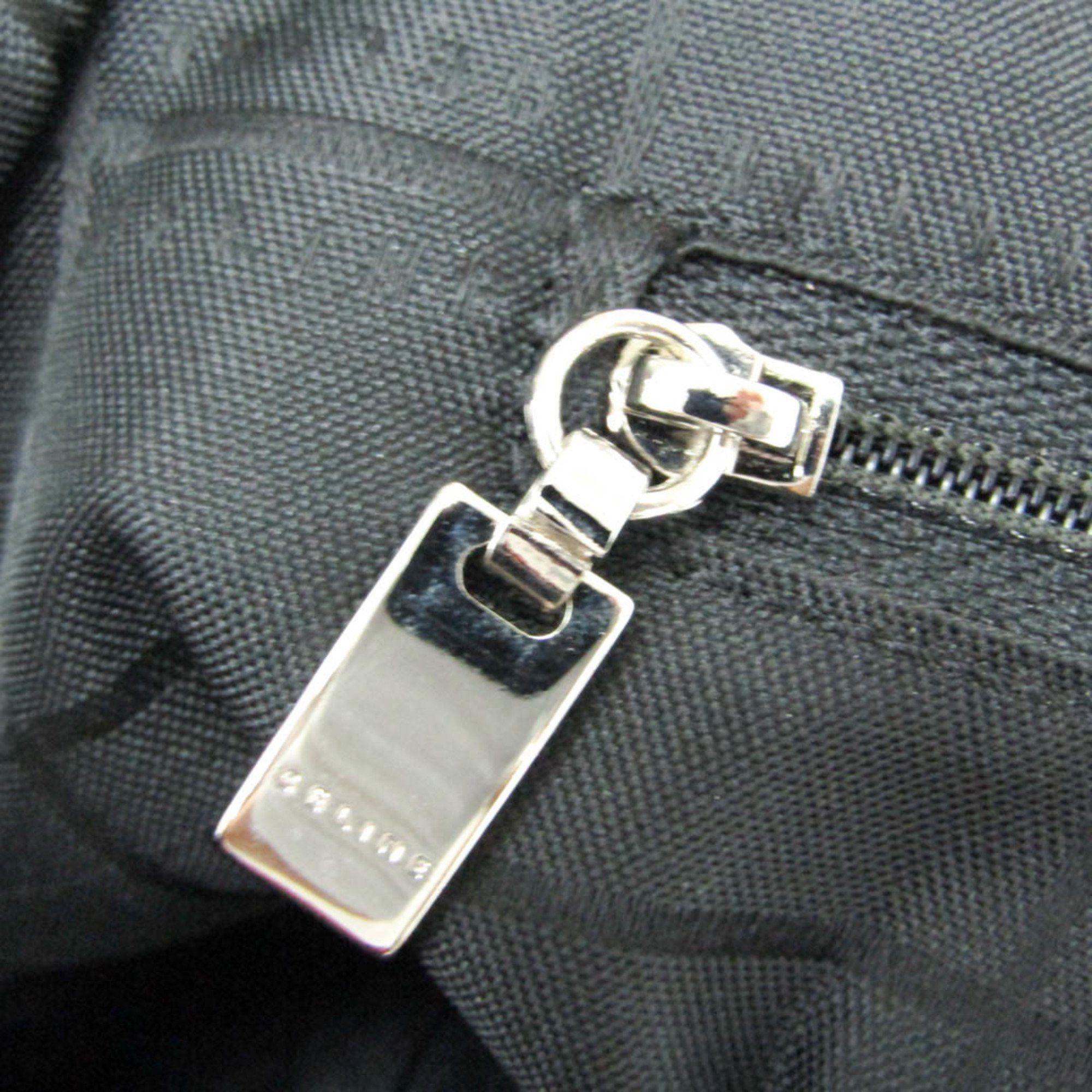 Celine Celine Check Pattern MC99/2 Men,Women Wool,Leather Boston Bag,Shoulder Bag Black,Red Color Size ONE SIZE - 13 Thumbnail