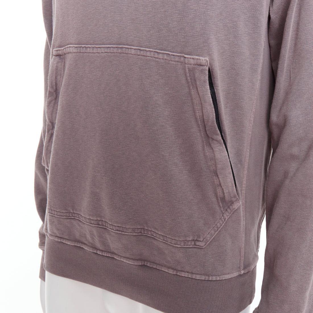 Stone Island STONE ISLAND purple dust treatment washed grey purple cotton hoodie M Size US M / EU 48-50 / 2 - 7 Thumbnail