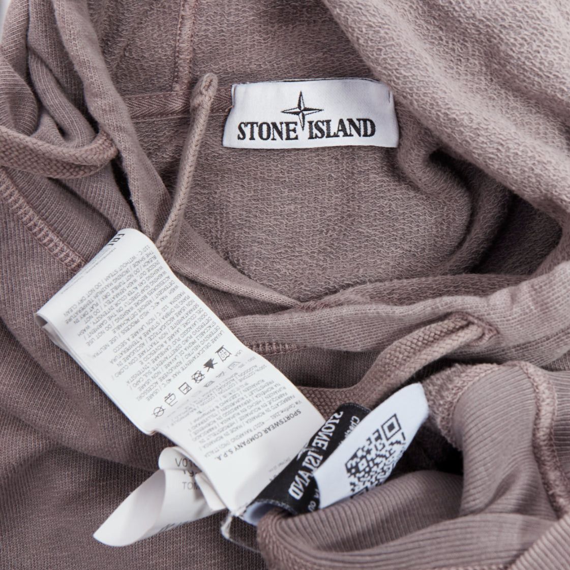 Stone Island STONE ISLAND purple dust treatment washed grey purple cotton hoodie M Size US M / EU 48-50 / 2 - 8 Thumbnail