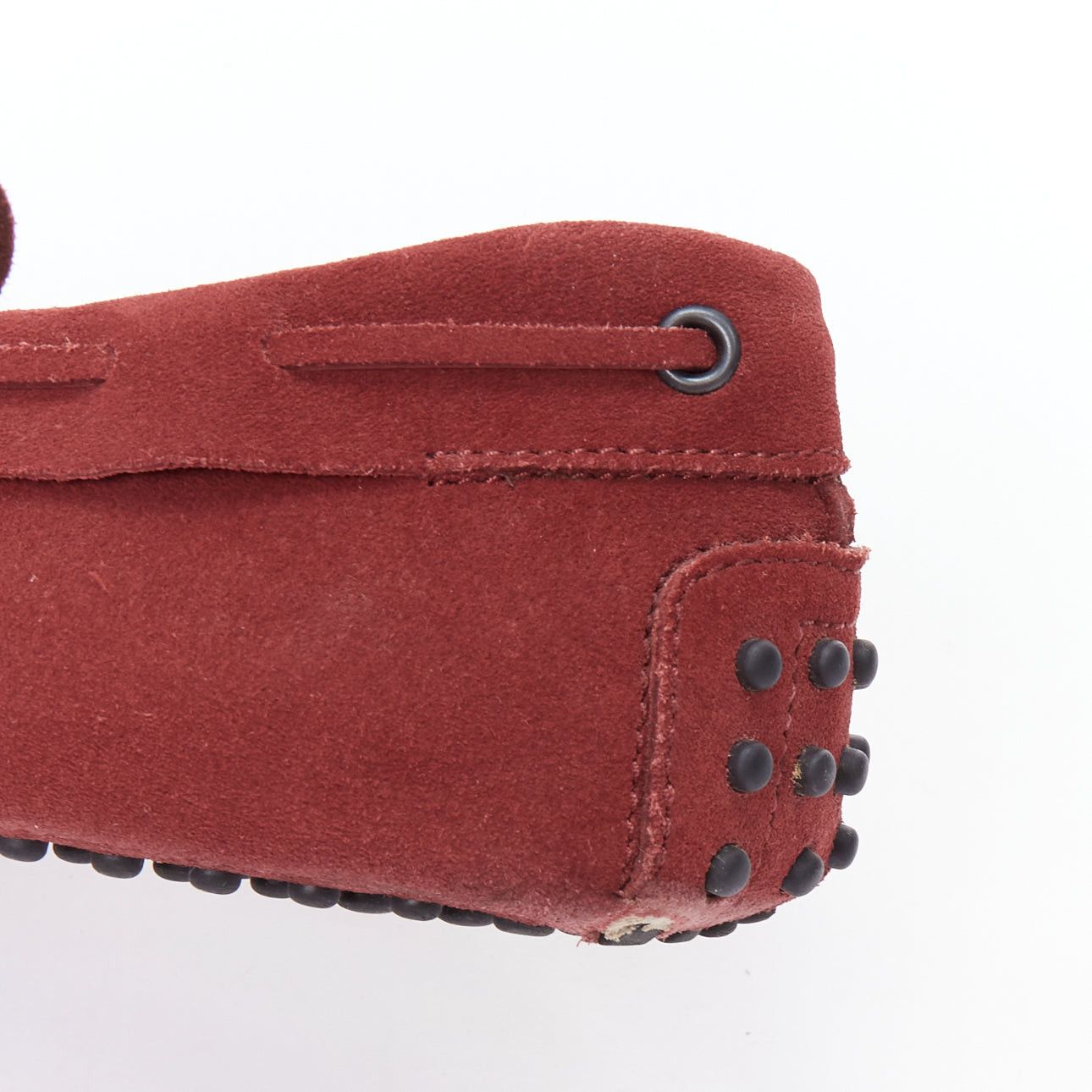 Tod's TOD'S Gommino red suede leather dot sole driving loafers UK7 EU41 Size US 8 / EU 41 - 8 Thumbnail