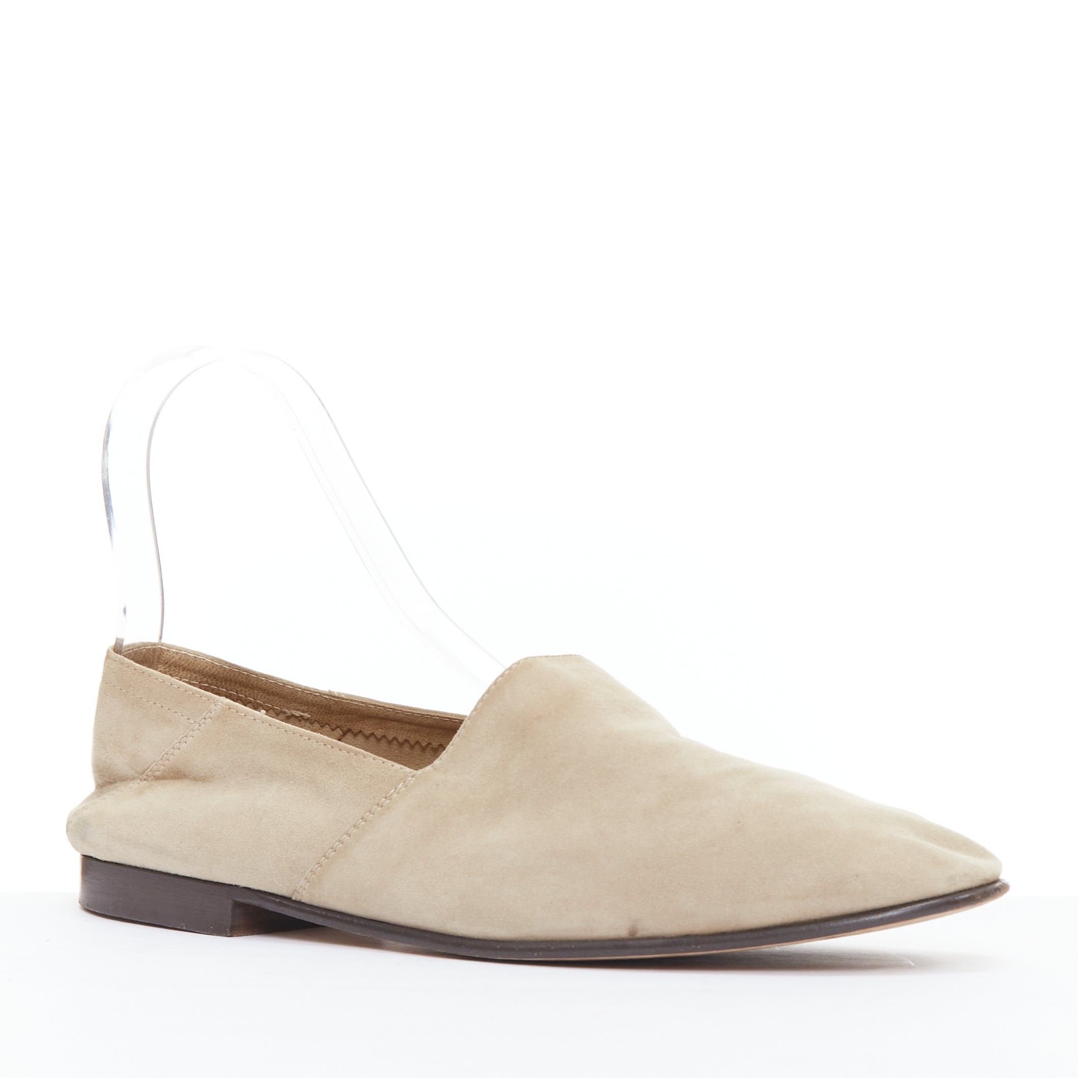 Other MR HARE khaki soft suede leather slip on shoes US8 EU42 Size US 8 / EU 41 - 3 Thumbnail