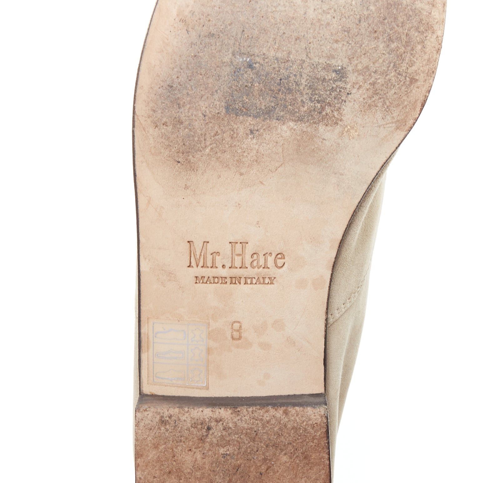 Other MR HARE khaki soft suede leather slip on shoes US8 EU42 Size US 8 / EU 41 - 10 Thumbnail