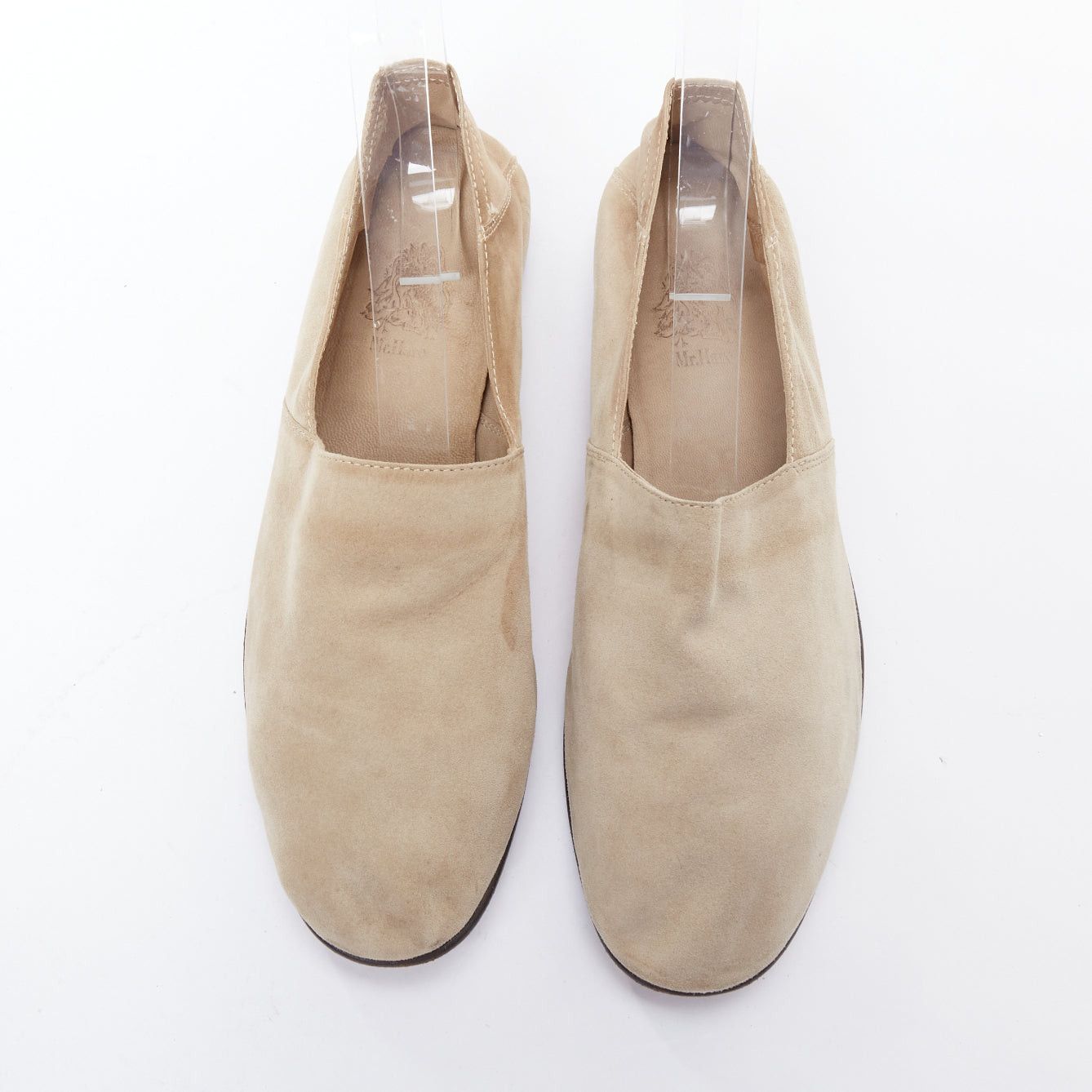 Other MR HARE khaki soft suede leather slip on shoes US8 EU42 Size US 8 / EU 41 - 2 Thumbnail