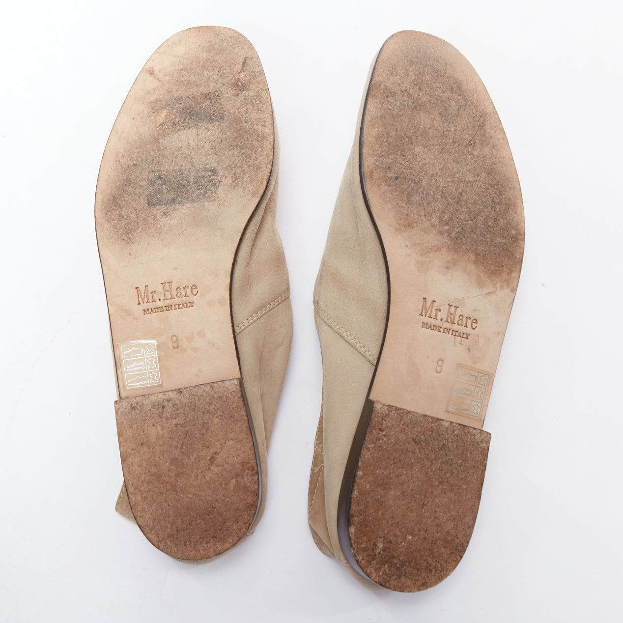 Other MR HARE khaki soft suede leather slip on shoes US8 EU42 Size US 8 / EU 41 - 11 Thumbnail