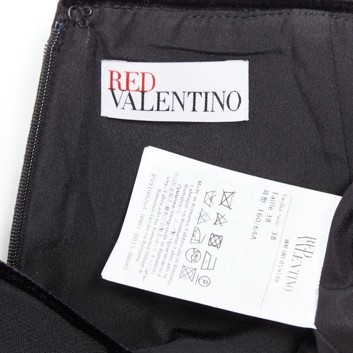 RED Valentino RED VALENTINO black ruffle hem skort shortsIT38 XS Size 26" / US 2 / IT 38 - 8 Thumbnail
