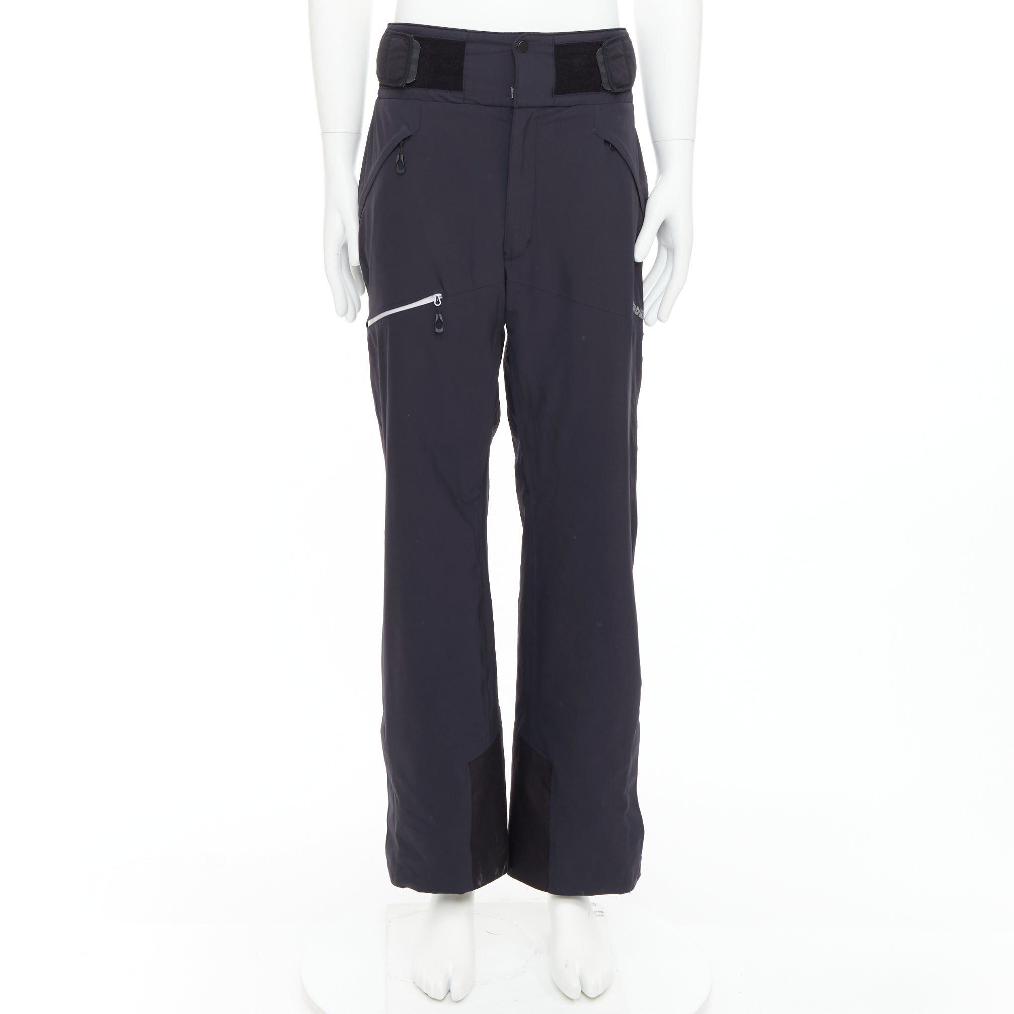 Goldwin GOLDWIN Luster Pants G31705P black nylon padded wide ski pants L Size US 32 / EU 48 - 9 Thumbnail