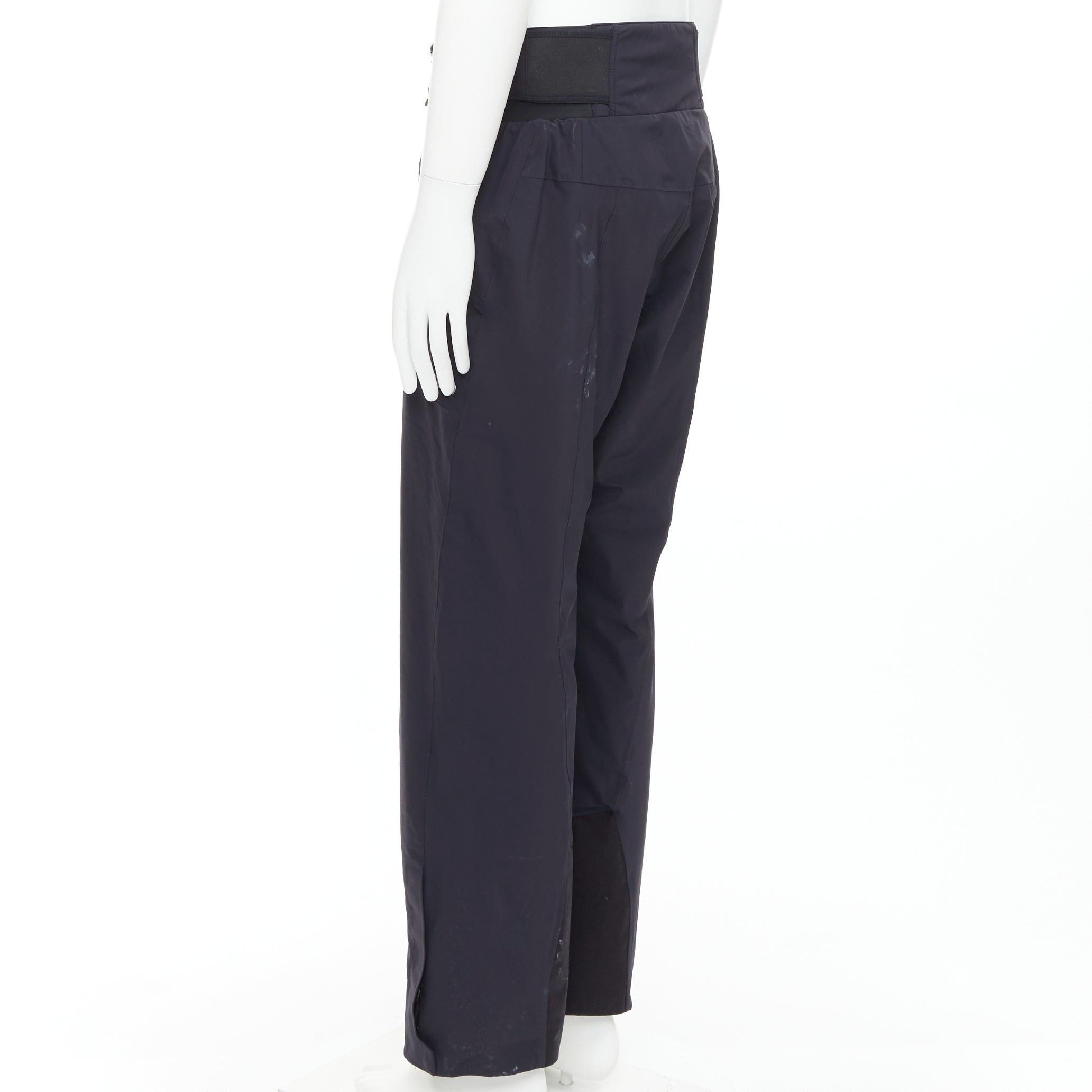 Goldwin GOLDWIN Luster Pants G31705P black nylon padded wide ski pants L Size US 32 / EU 48 - 6 Thumbnail