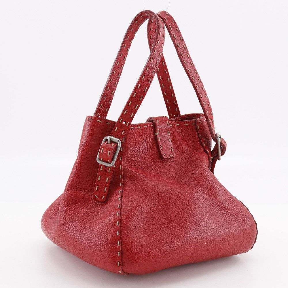 Fendi Fendi Fendi Selleria Leather Handbag Leather Handbag DUTY FREE for USA Size ONE SIZE - 3 Thumbnail