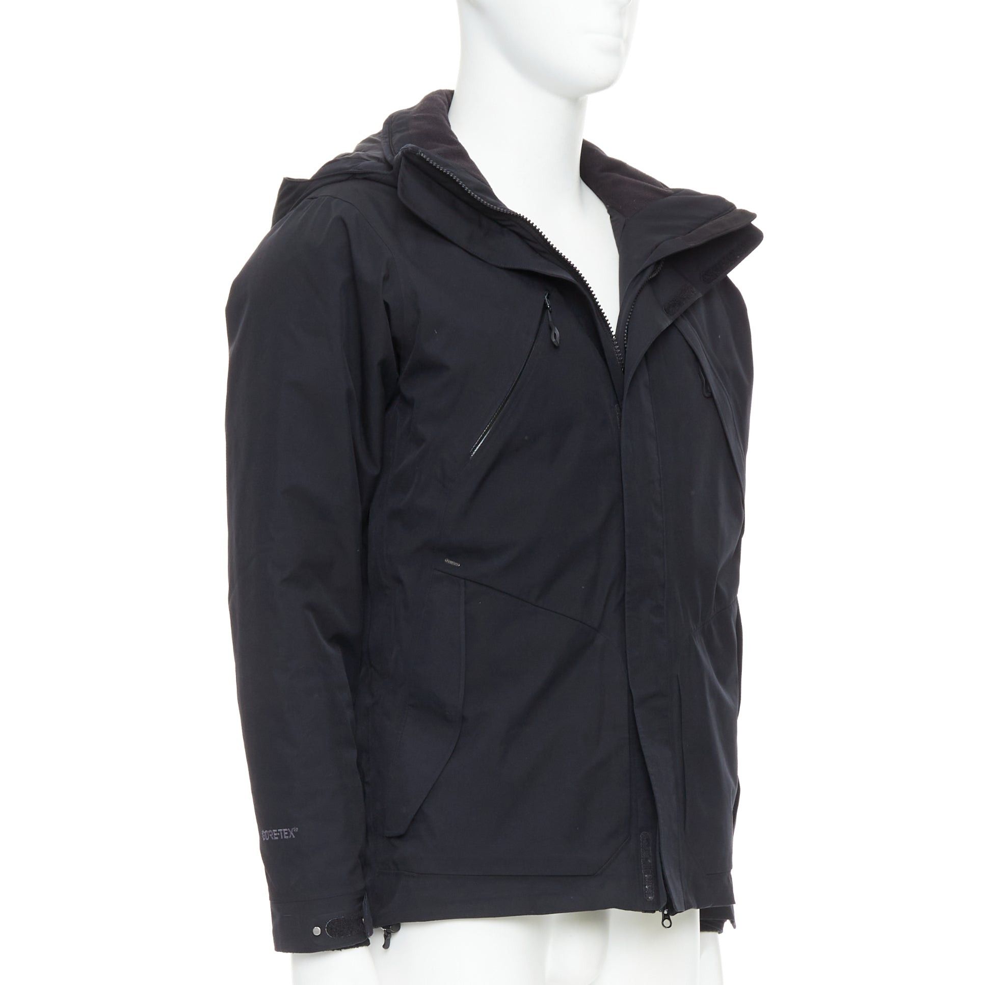 Goldwin GOLDWIN black goretex padded logo zip pockets ski jacket M Size US M / EU 48-50 / 2 - 4 Thumbnail