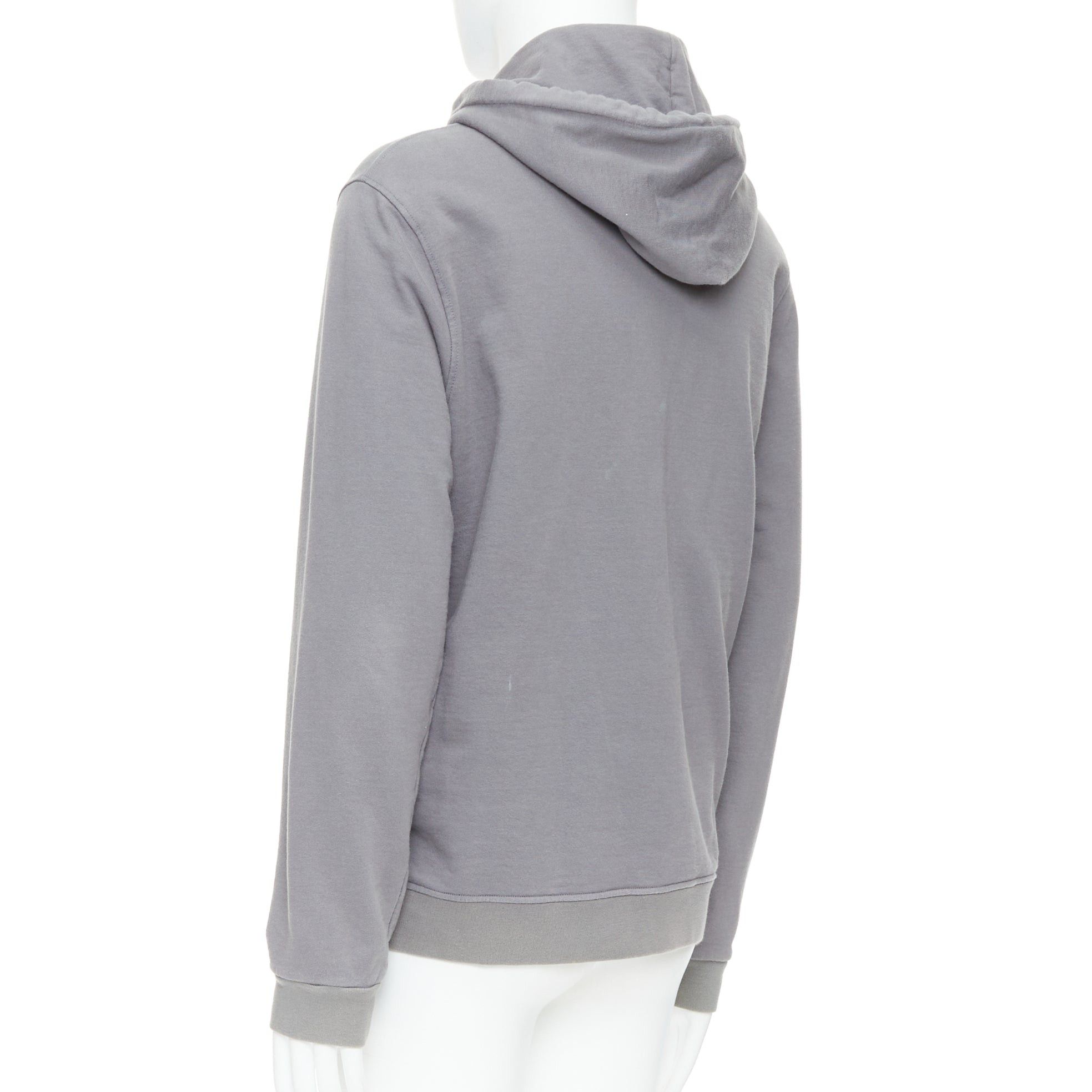 Prada PRADA 2018 Line Rossa grey cotton red sports logo hoodie L Size US L / EU 52-54 / 3 - 6 Thumbnail