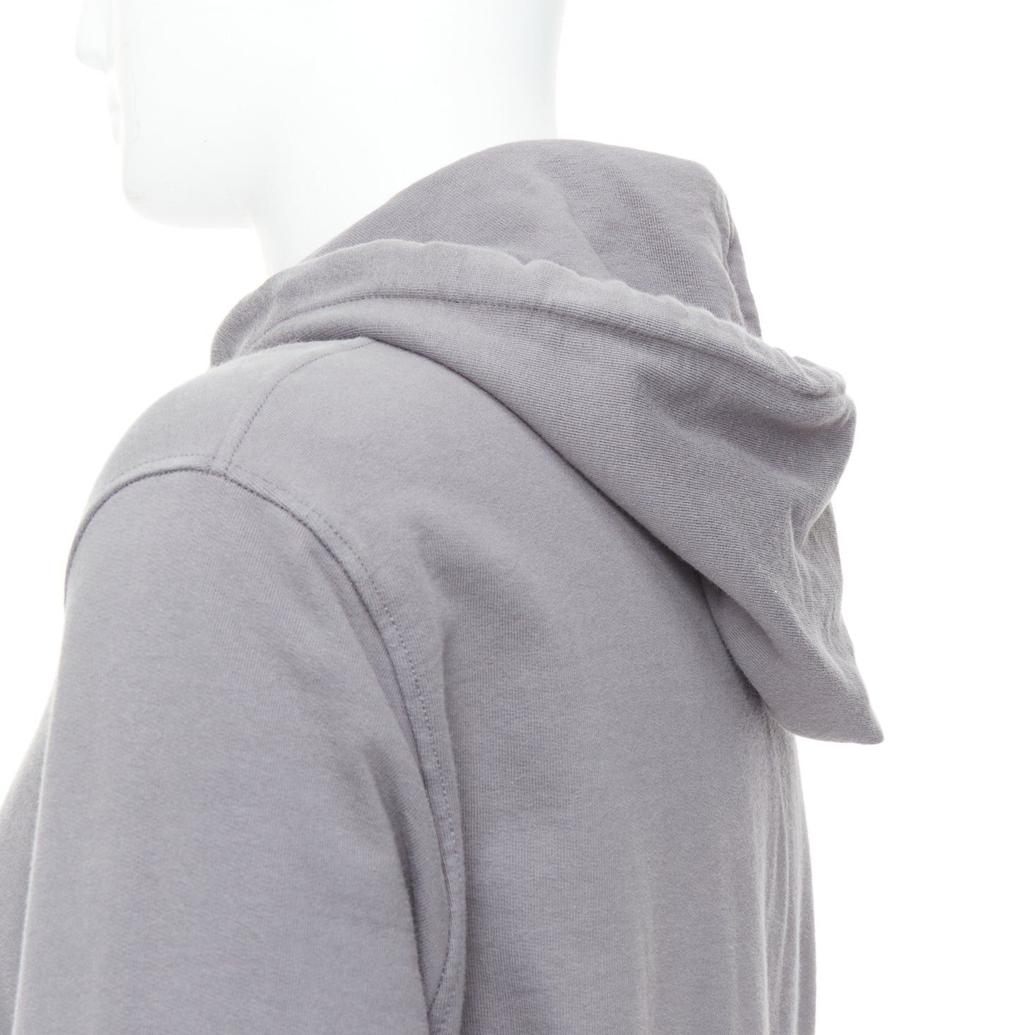 Prada PRADA 2018 Line Rossa grey cotton red sports logo hoodie L Size US L / EU 52-54 / 3 - 7 Thumbnail