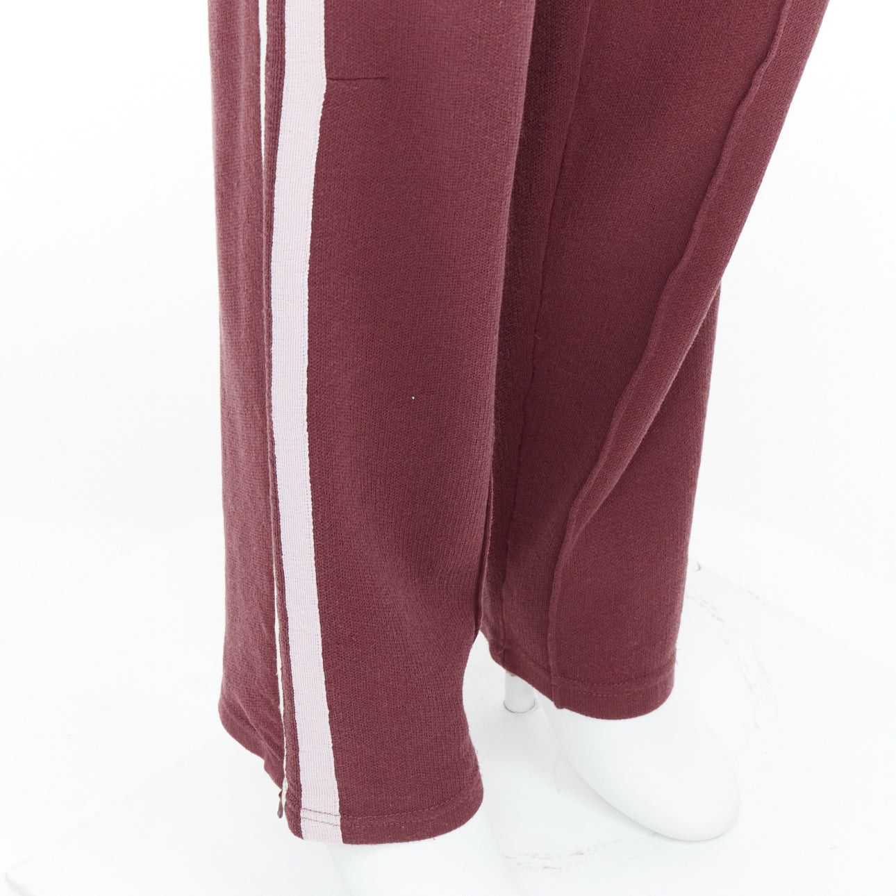 Isabel Marant ISABEL MARANT Etoile burgundy pink trim jogger track pants FR38 M Size 28" / US 6 / IT 42 - 7 Thumbnail