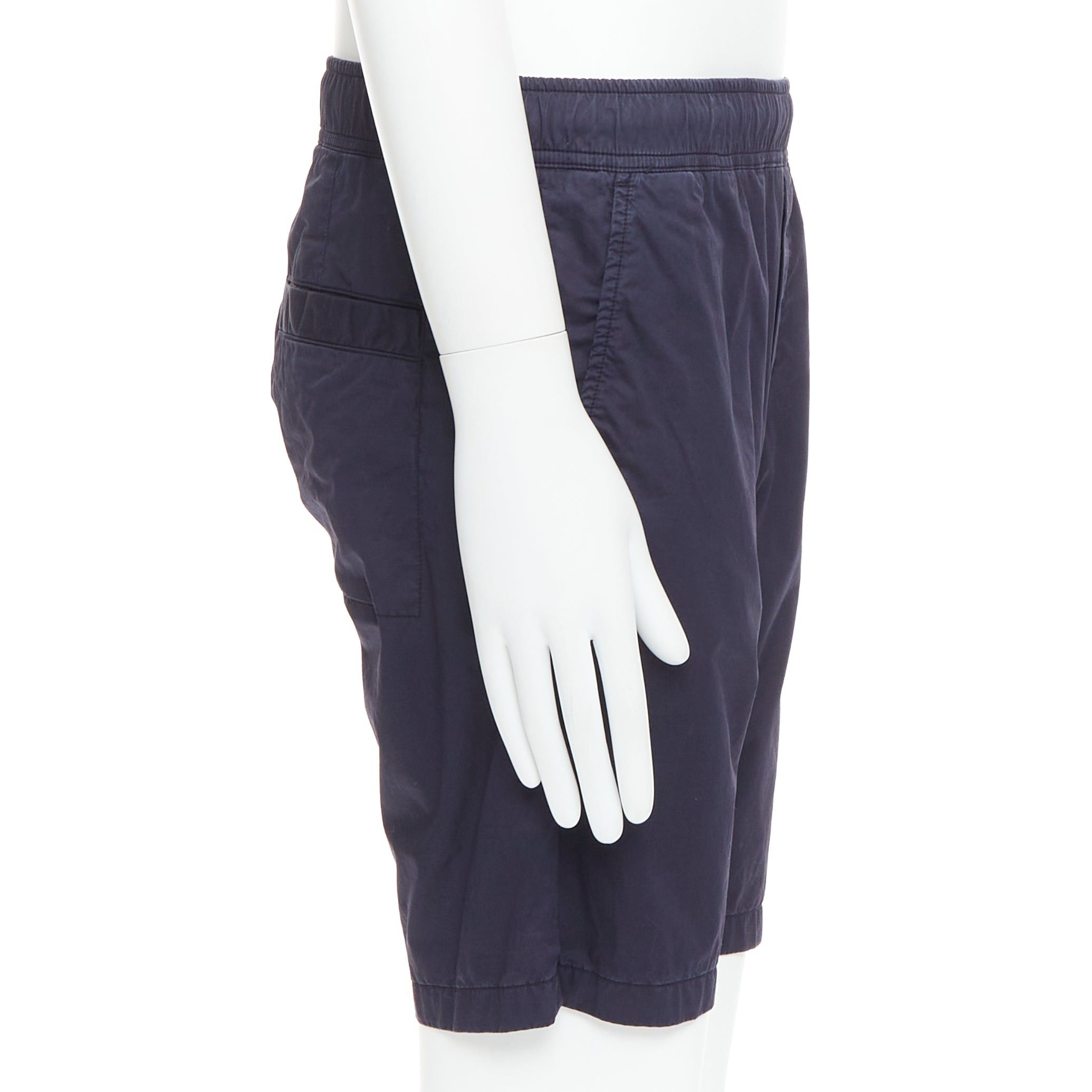 Bottega Veneta BOTTEGA VENETA navy washed cotton pocketed casual shorts IT46 S Size US 28 / EU 44 - 4 Thumbnail